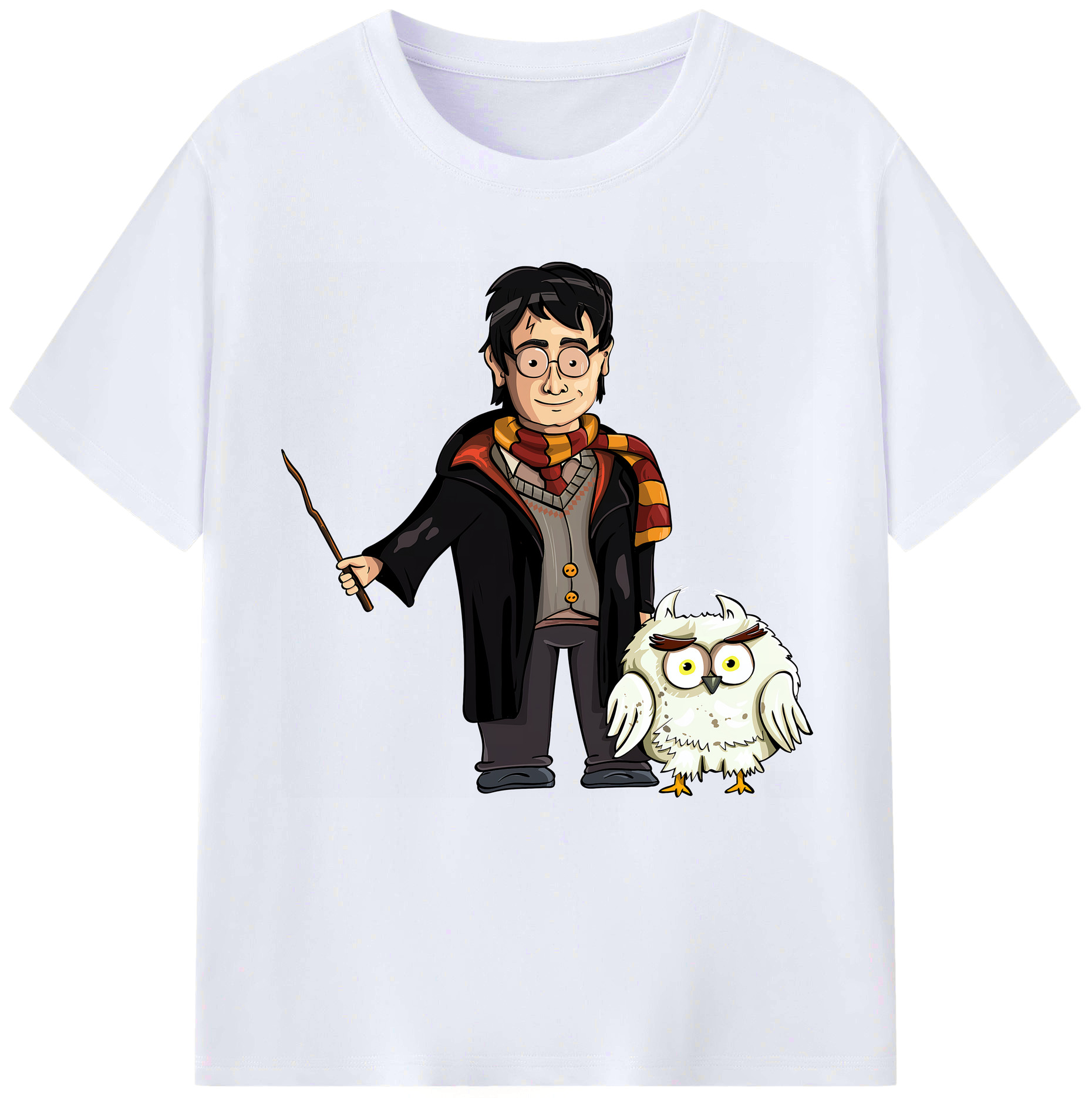 （画像用） Harry Potter ハリー・ポッターシリーズ レディースカジュアルプリントTシャツ（綿100％）