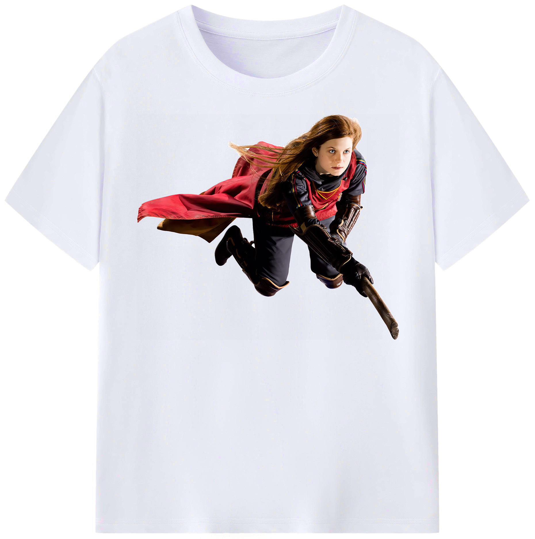 （画像用） Harry Potter ハリー・ポッターシリーズ レディースカジュアルプリントTシャツ（綿100％）