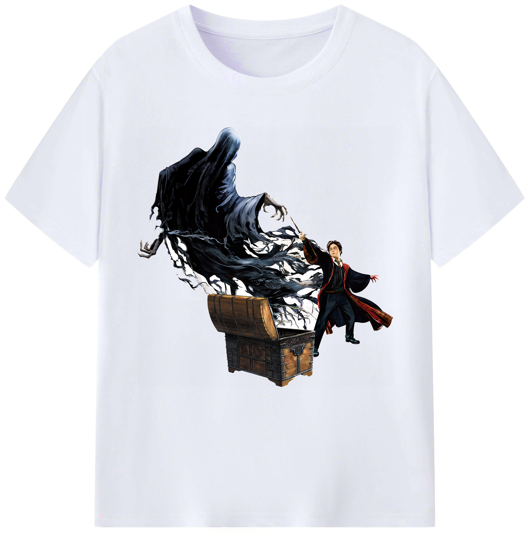（画像用） Harry Potter ハリー・ポッターシリーズ レディースカジュアルプリントTシャツ（綿100％）