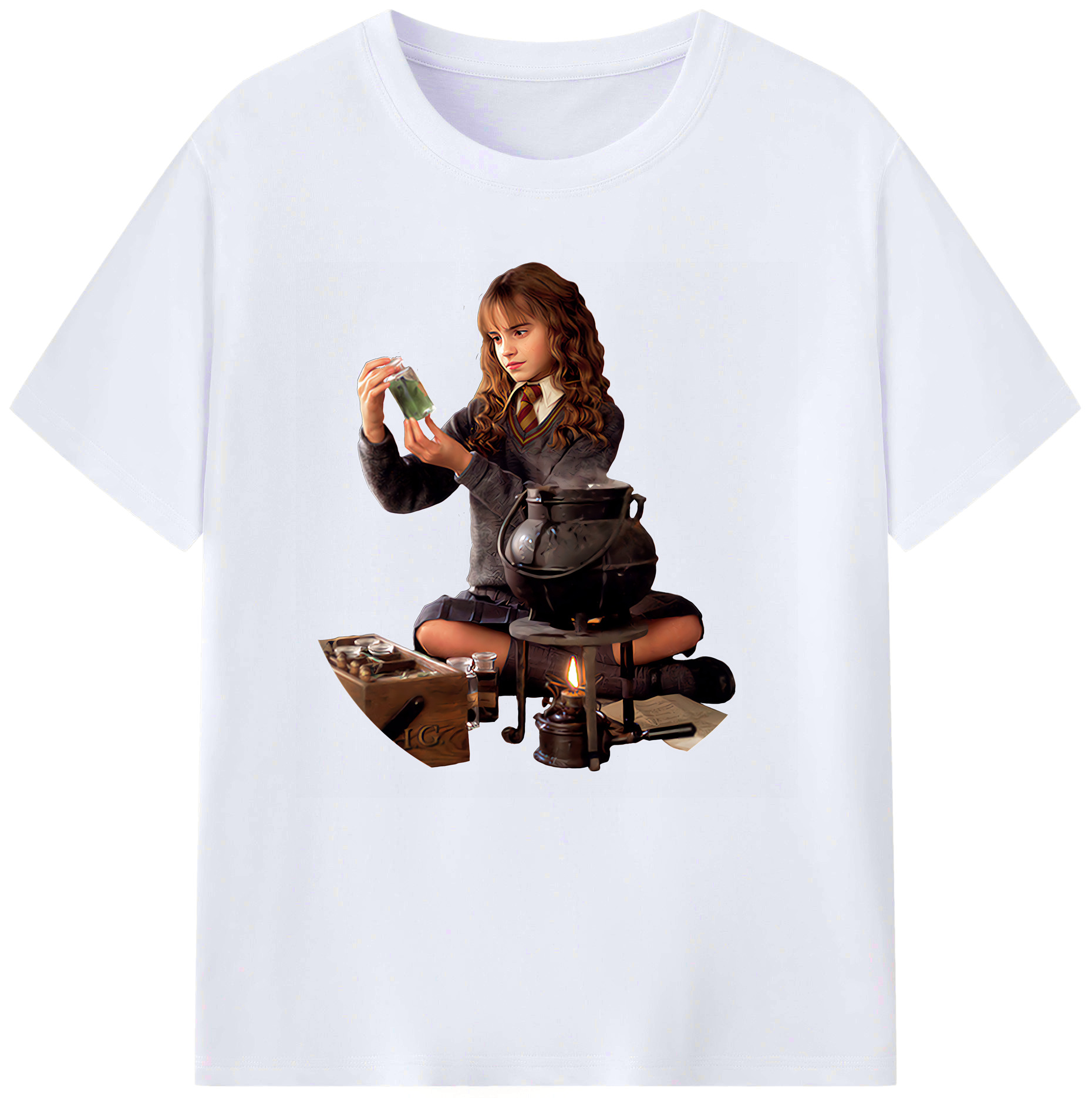 （画像用） Harry Potter ハリー・ポッターシリーズ レディースカジュアルプリントTシャツ（綿100％）
