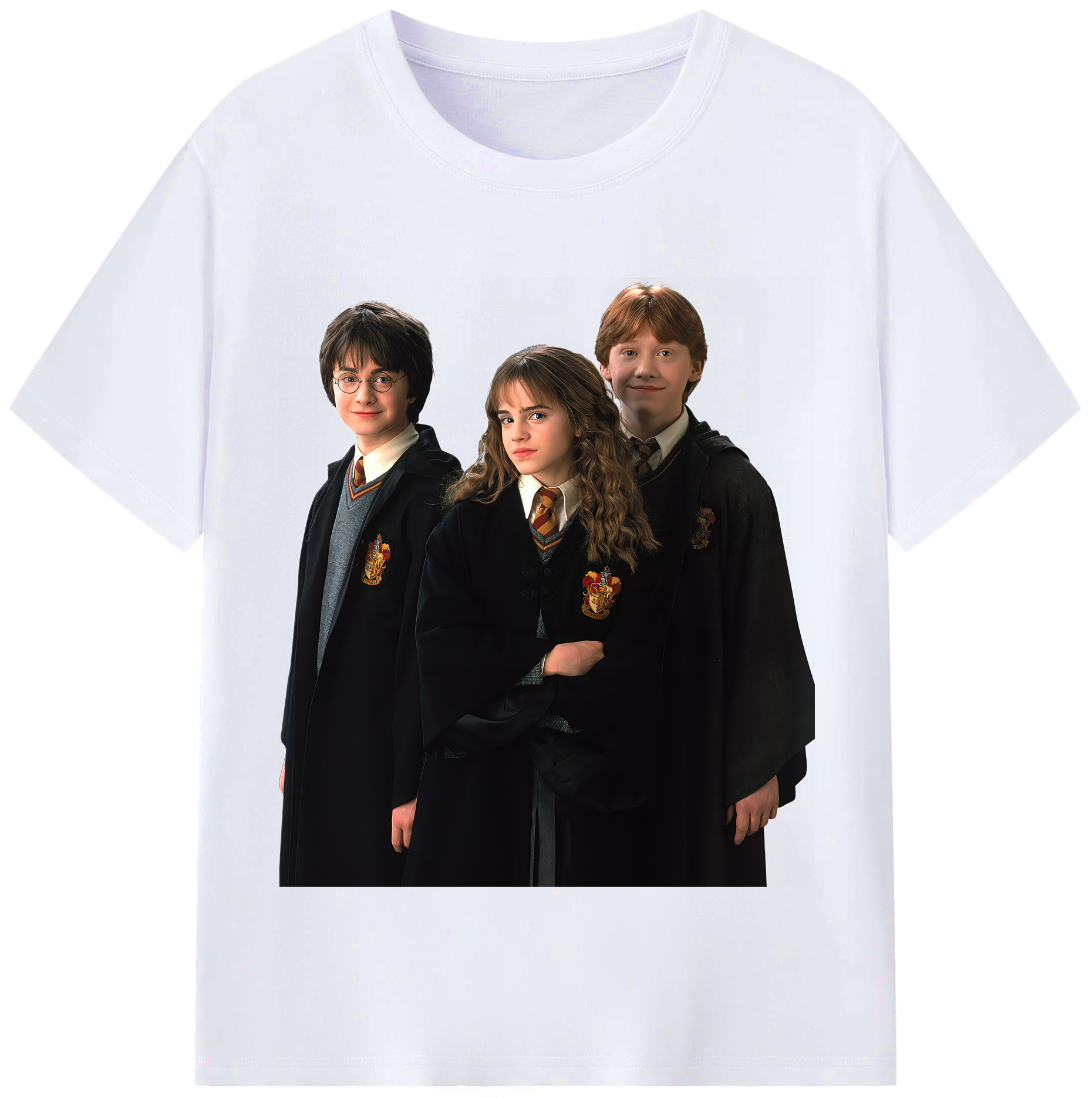 （画像用） Harry Potter ハリー・ポッターシリーズ レディースカジュアルプリントTシャツ（綿100％）