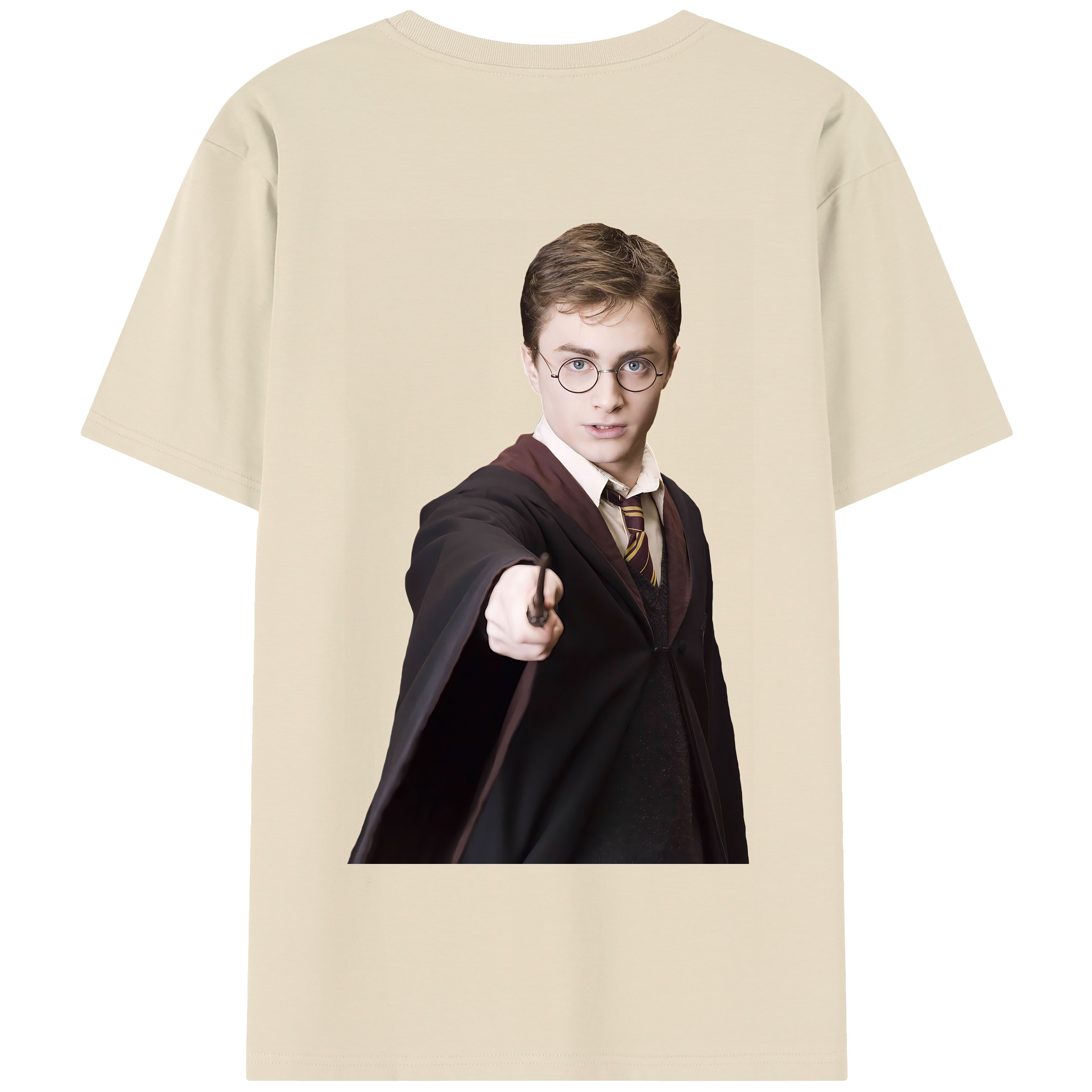 （画像用） Harry Potter ハリー・ポッターシリーズ 綿100％半袖Tシャツ（背面プリント）