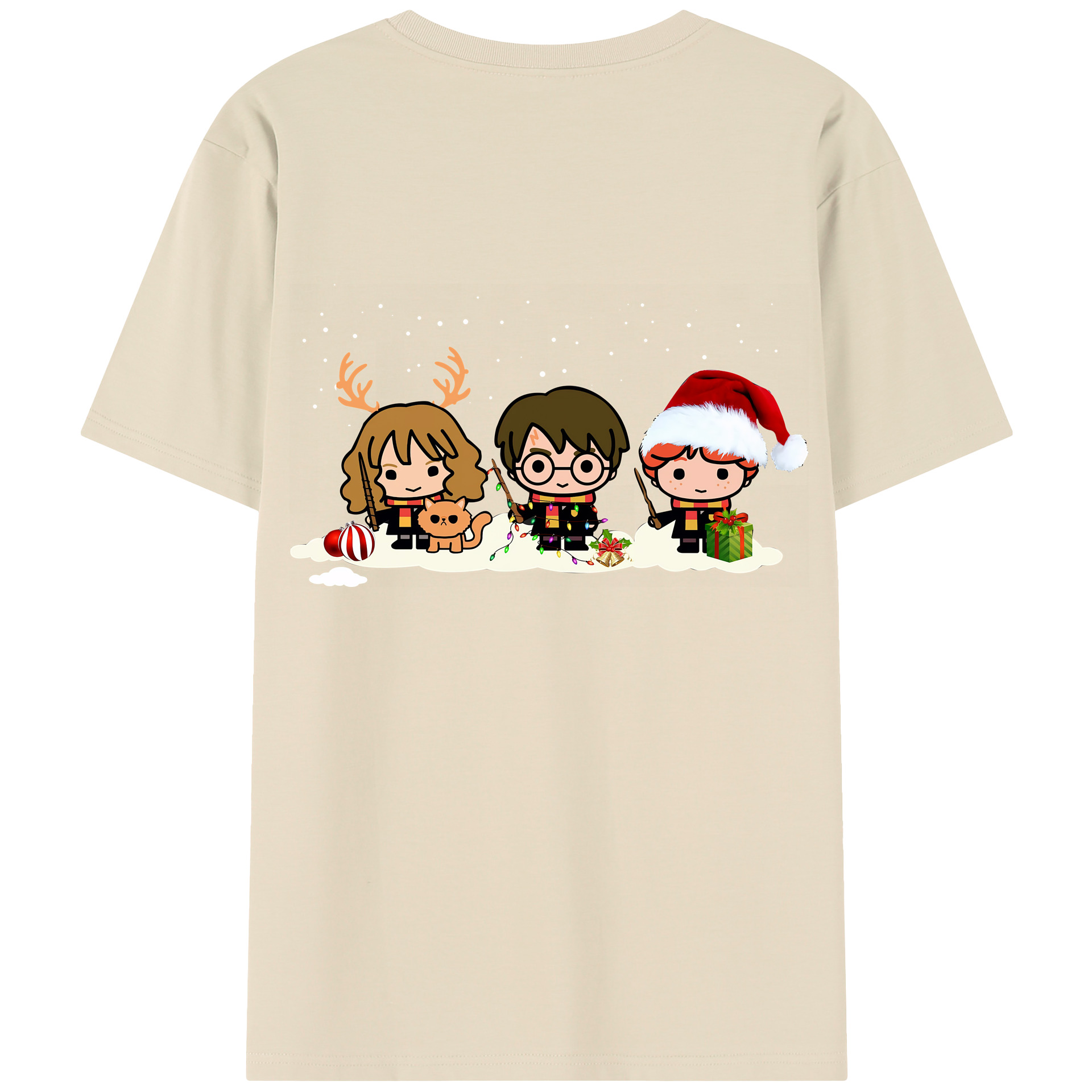 （画像用） Harry Potter ハリー・ポッターシリーズ 綿100％半袖Tシャツ（背面プリント）