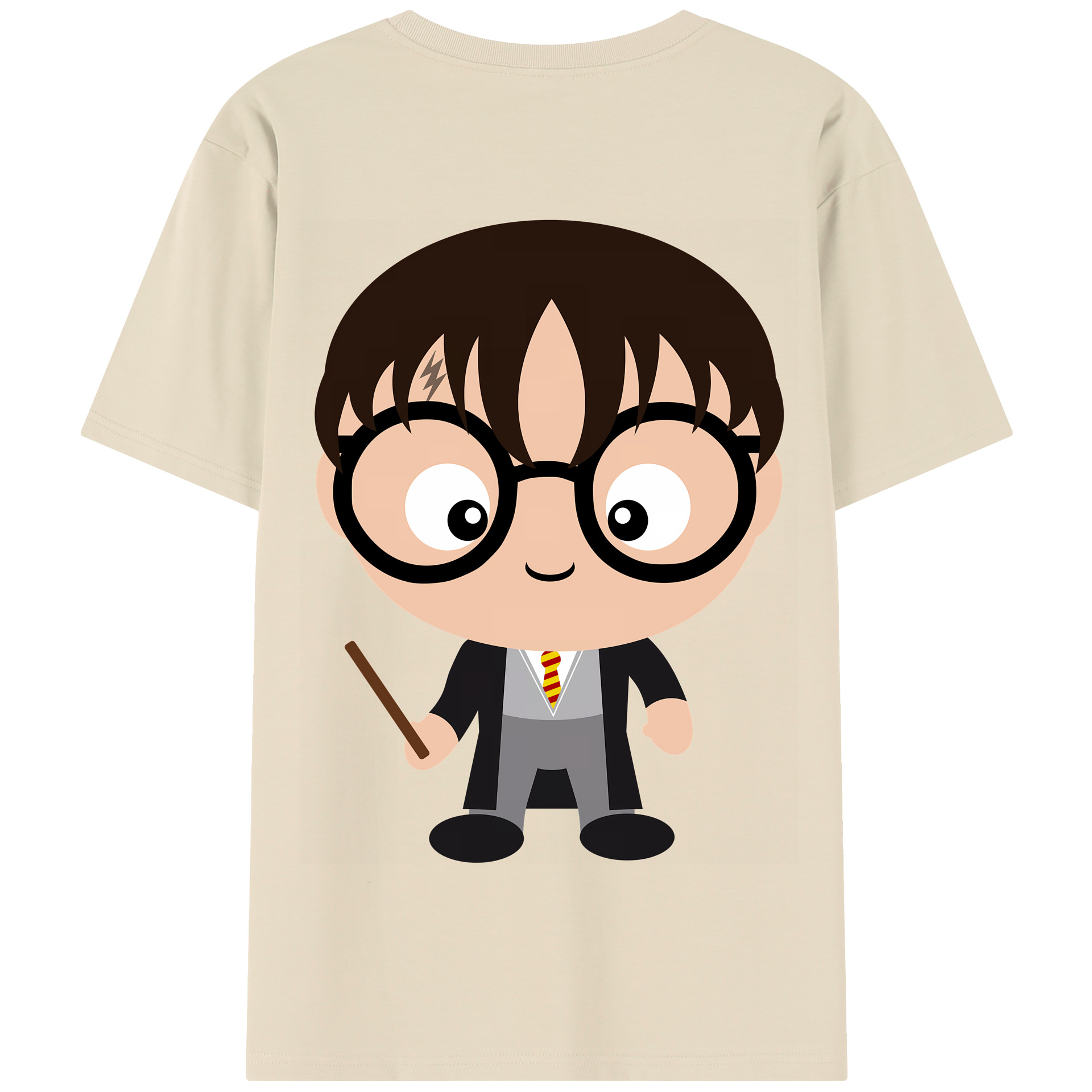 （画像用） Harry Potter ハリー・ポッターシリーズ 綿100％半袖Tシャツ（背面プリント）