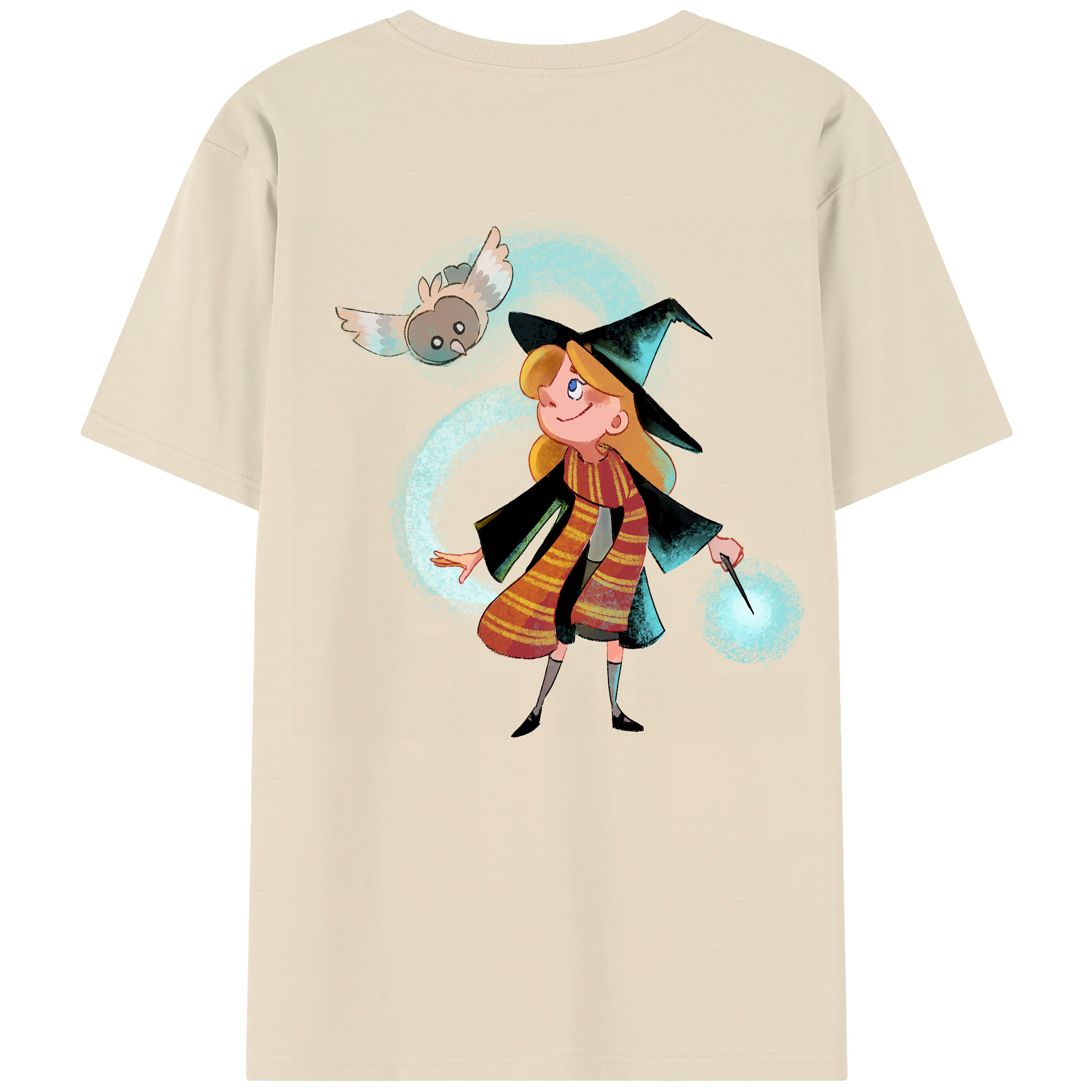 （画像用） Harry Potter ハリー・ポッターシリーズ 綿100％半袖Tシャツ（背面プリント）