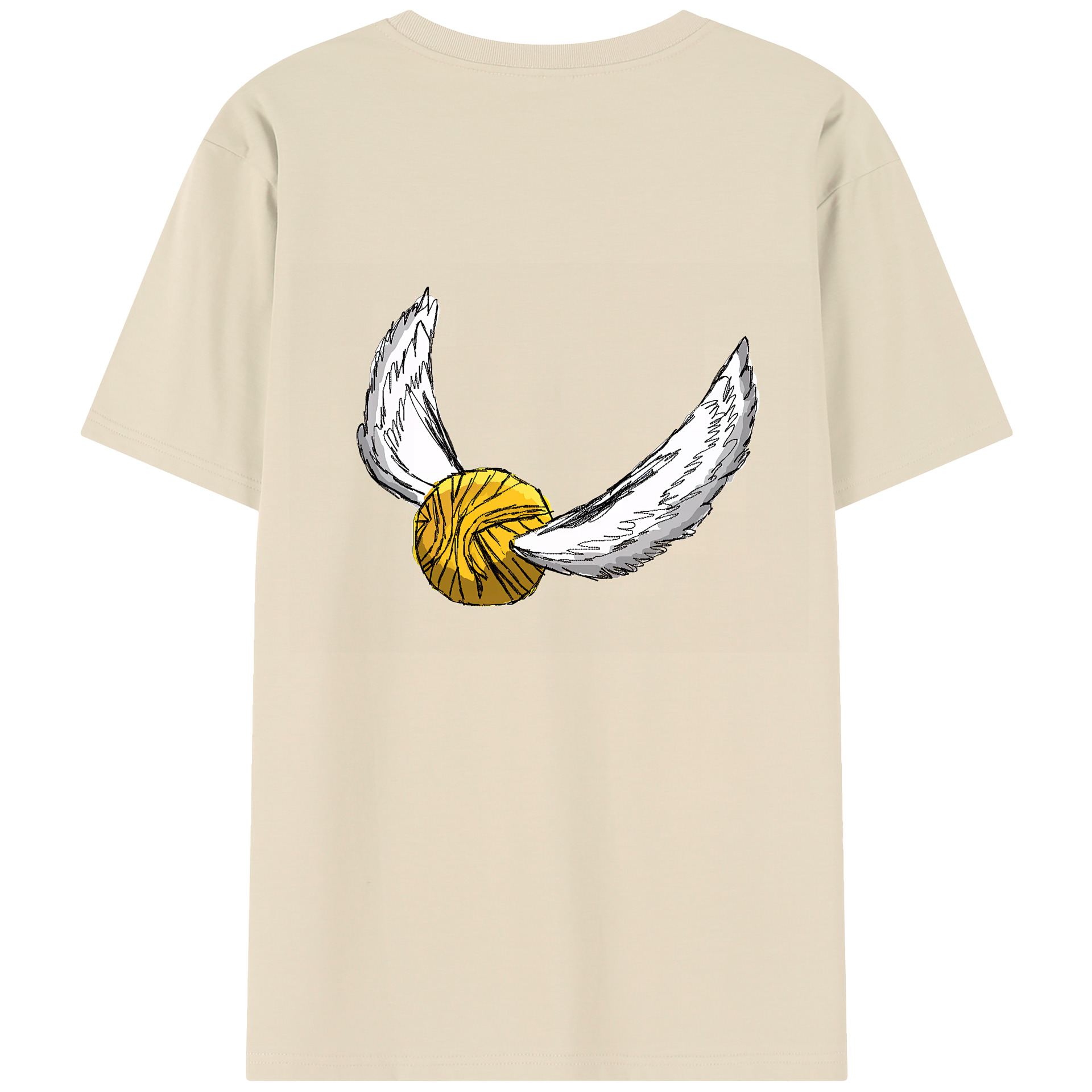 （画像用） Harry Potter ハリー・ポッターシリーズ 綿100％半袖Tシャツ（背面プリント）