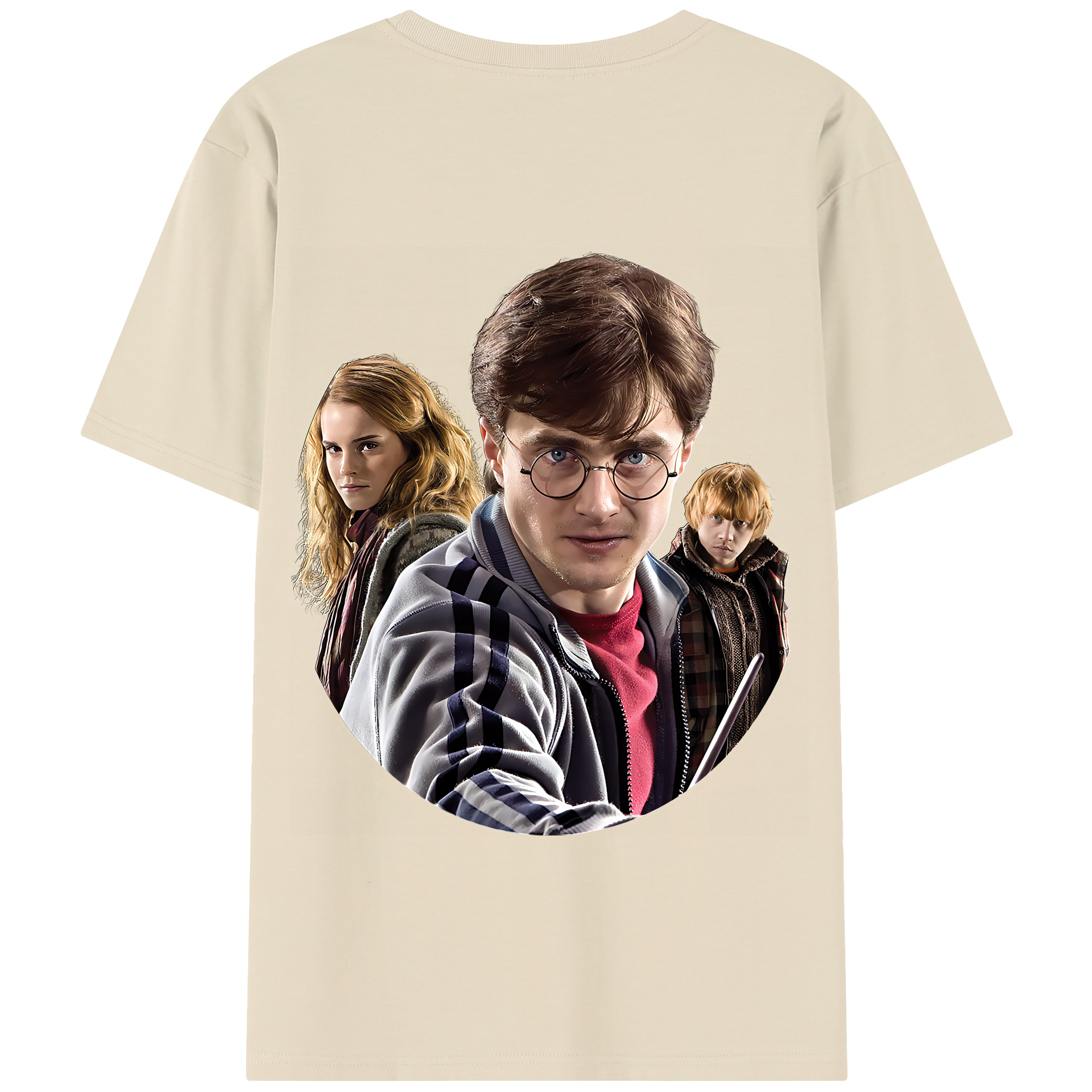 （画像用） Harry Potter ハリー・ポッターシリーズ 綿100％半袖Tシャツ（背面プリント）