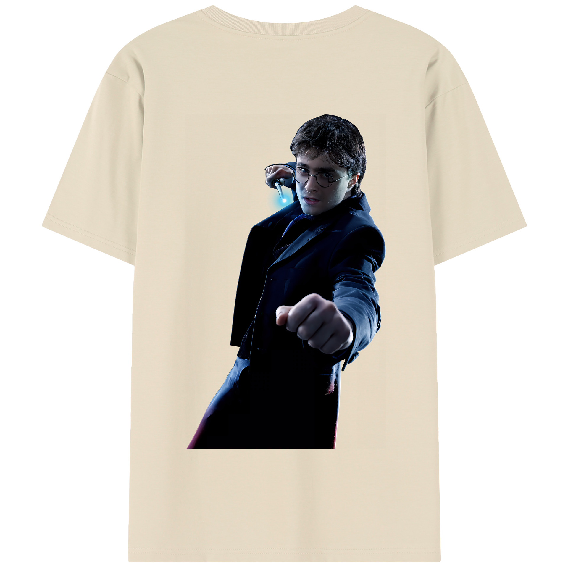 （画像用） Harry Potter ハリー・ポッターシリーズ 綿100％半袖Tシャツ（背面プリント）