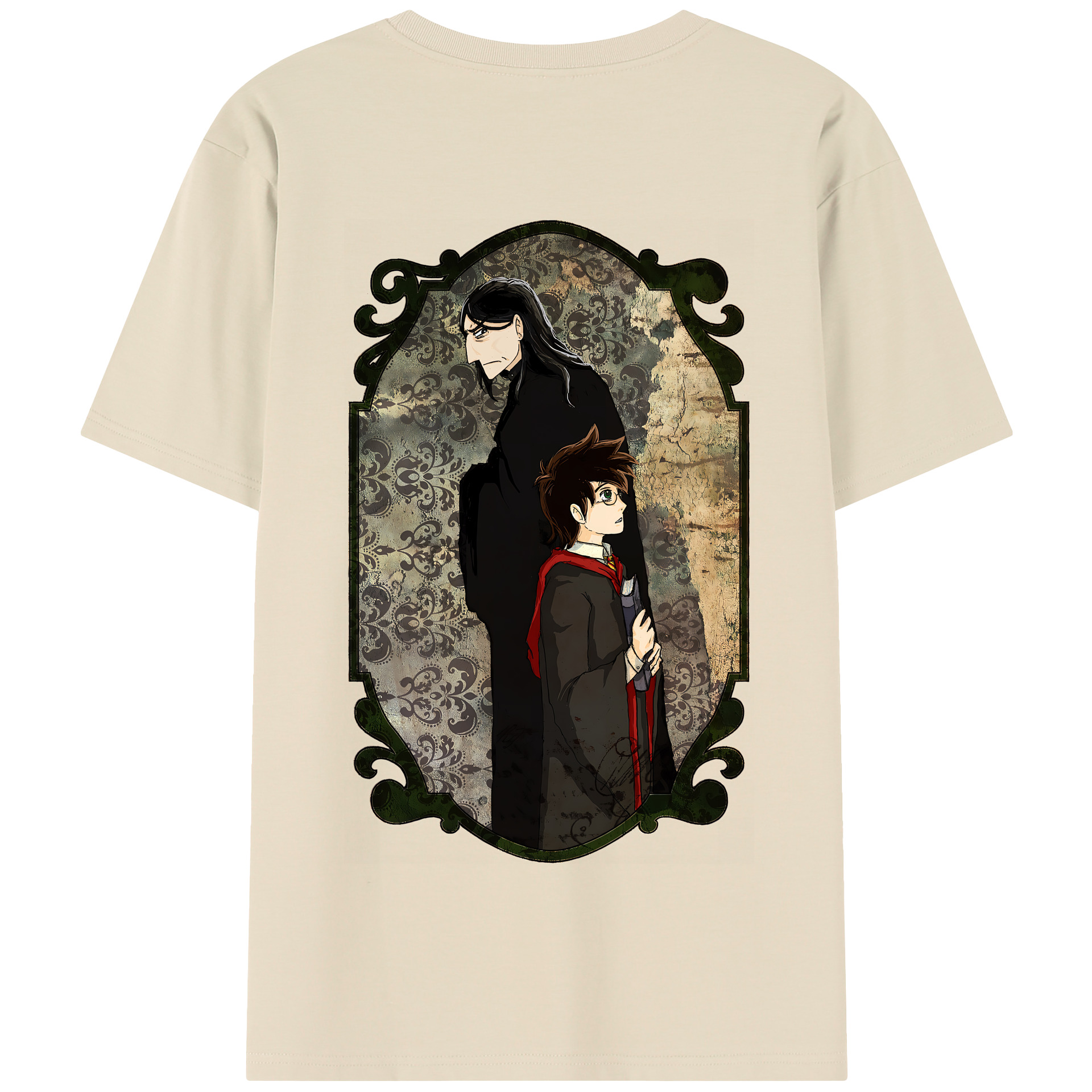 （画像用） Harry Potter ハリー・ポッターシリーズ 綿100％半袖Tシャツ（背面プリント）