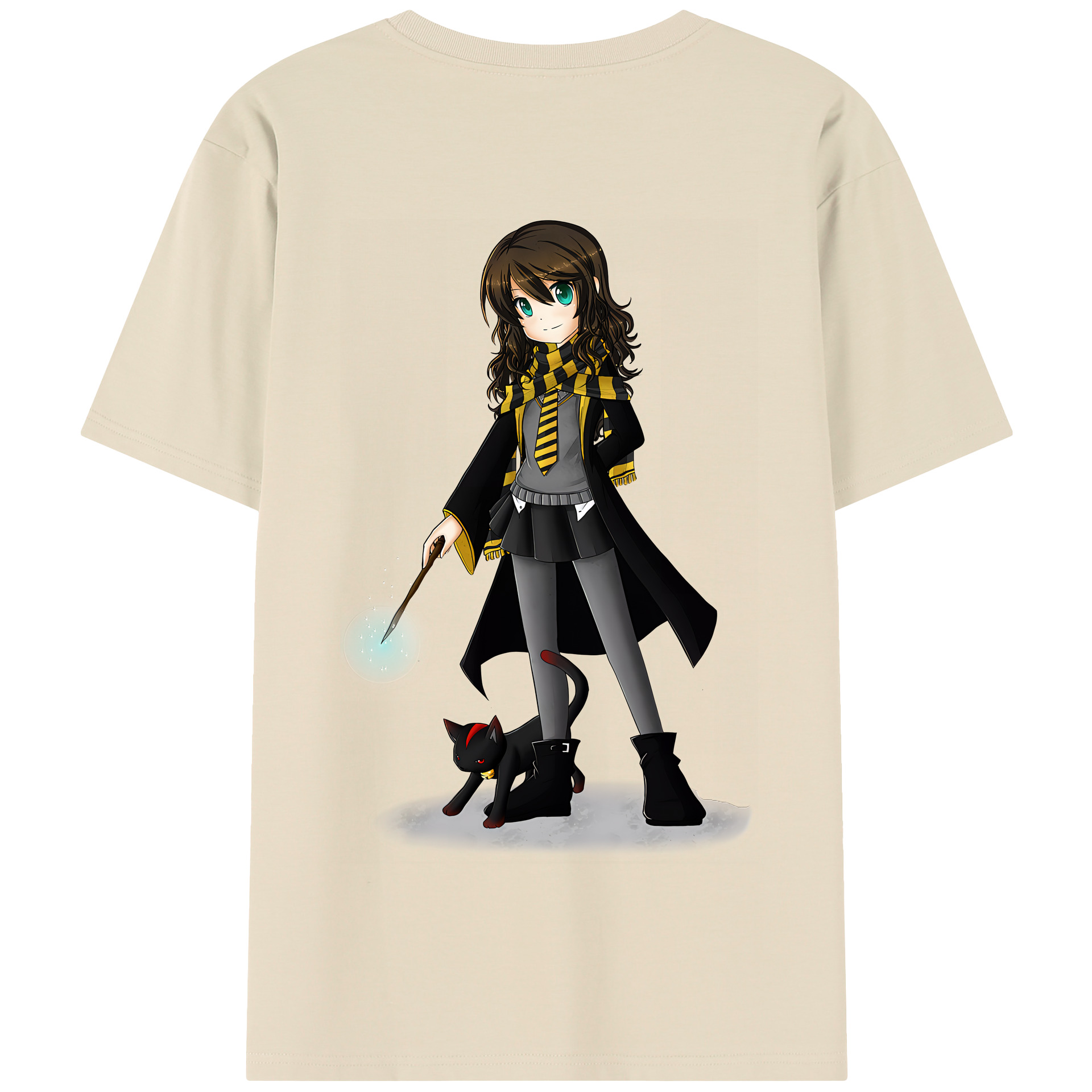 （画像用） Harry Potter ハリー・ポッターシリーズ 綿100％半袖Tシャツ（背面プリント）