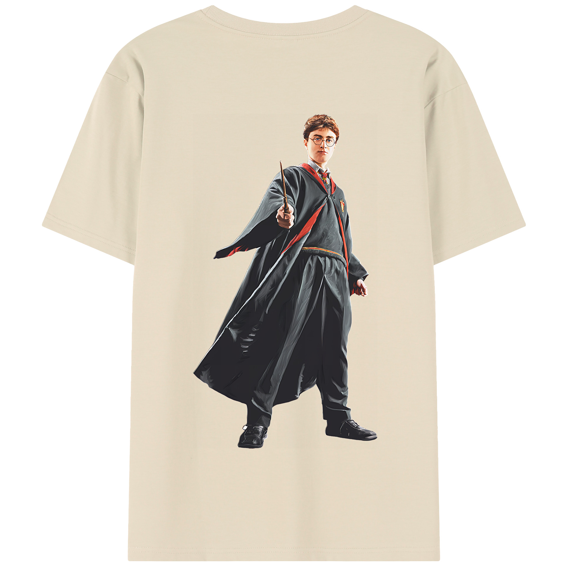 （画像用） Harry Potter ハリー・ポッターシリーズ 綿100％半袖Tシャツ（背面プリント）