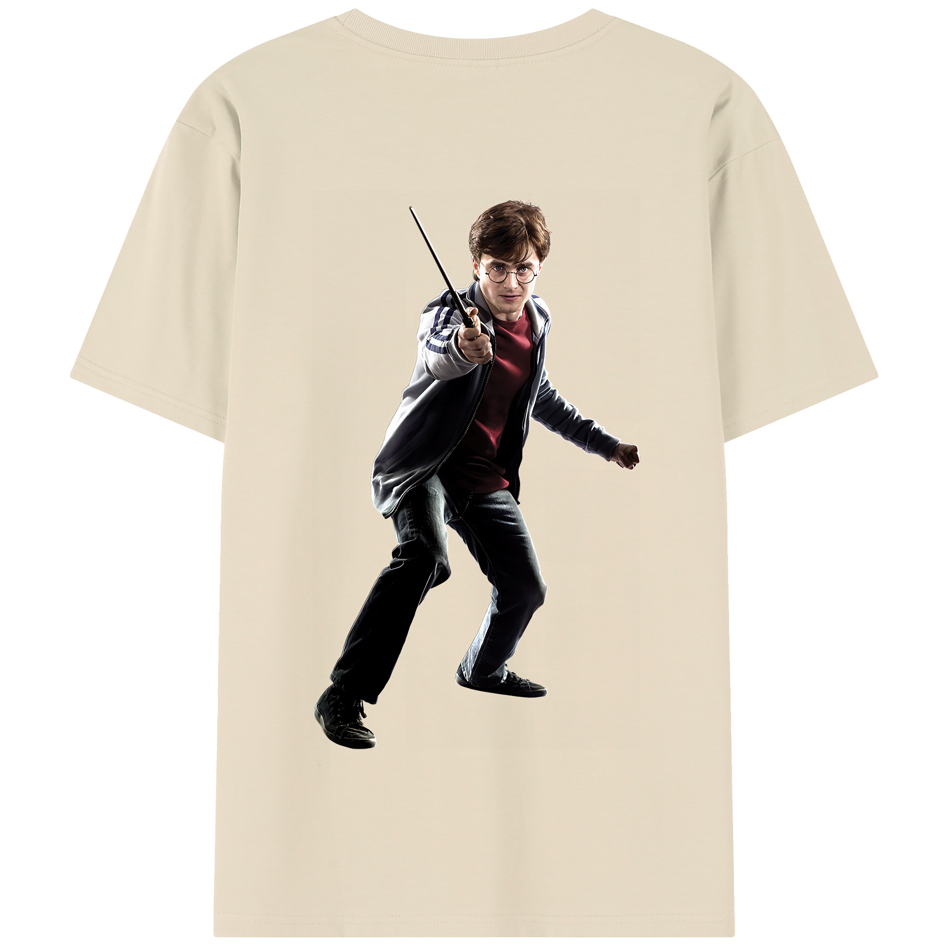 （画像用） Harry Potter ハリー・ポッターシリーズ 綿100％半袖Tシャツ（背面プリント）