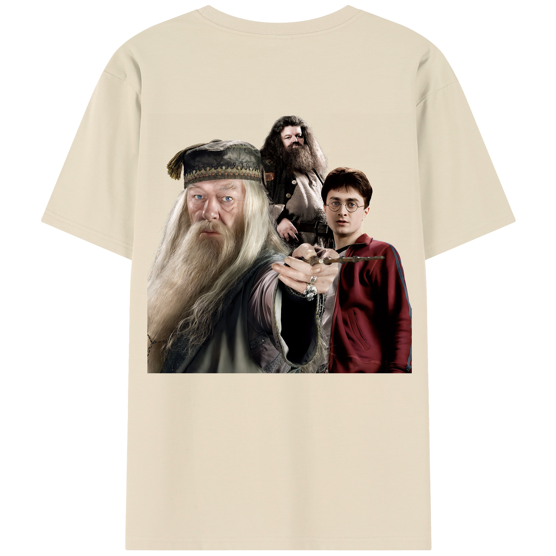 （画像用） Harry Potter ハリー・ポッターシリーズ 綿100％半袖Tシャツ（背面プリント）