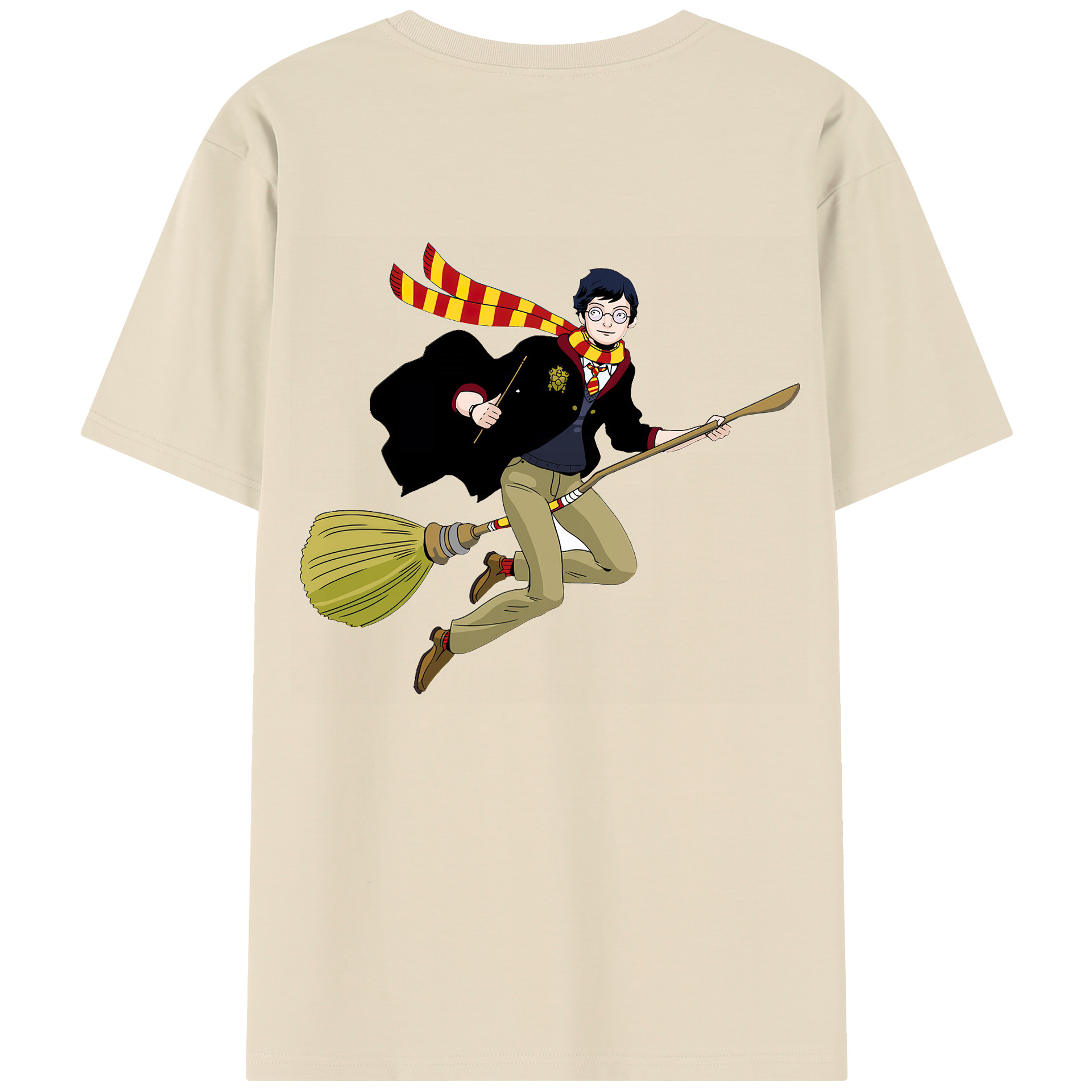 （画像用） Harry Potter ハリー・ポッターシリーズ 綿100％半袖Tシャツ（背面プリント）