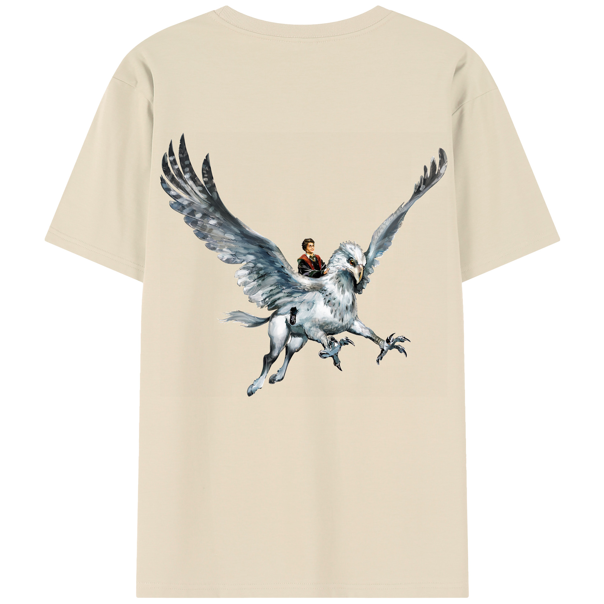 （画像用） Harry Potter ハリー・ポッターシリーズ 綿100％半袖Tシャツ（背面プリント）