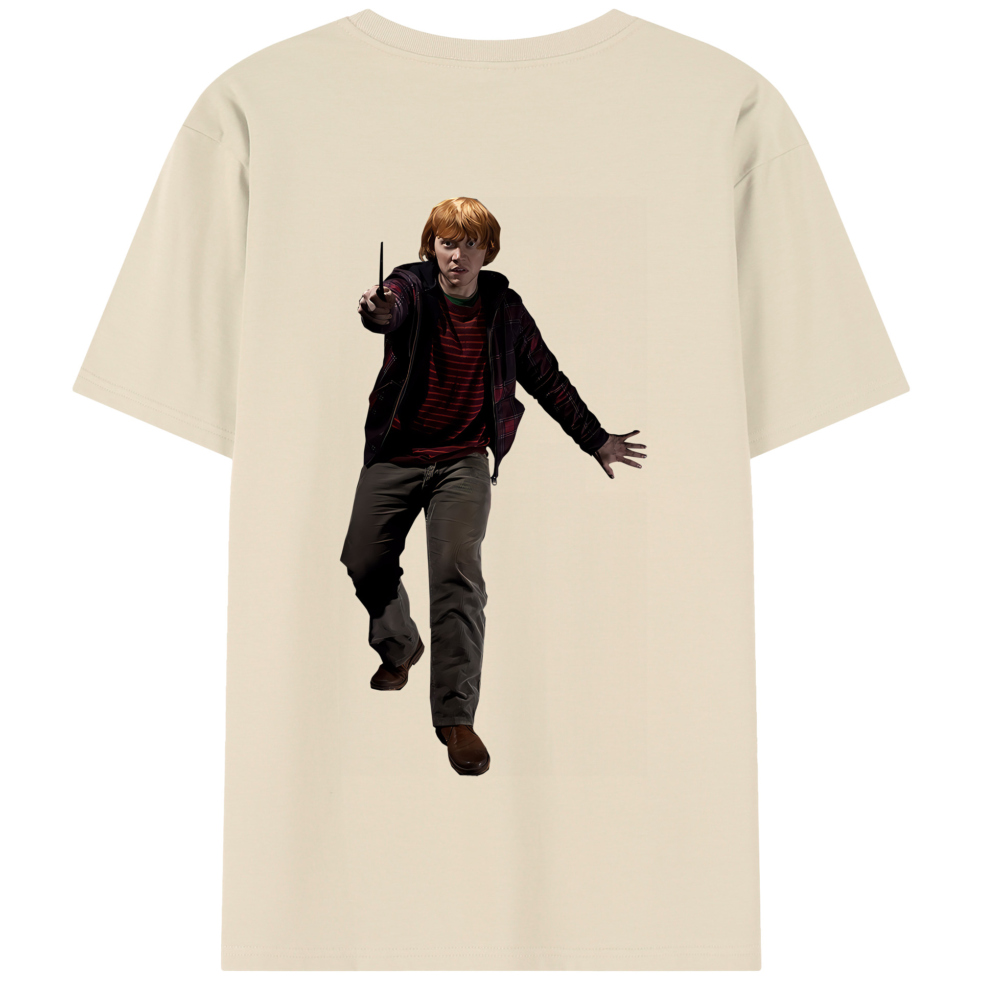 （画像用） Harry Potter ハリー・ポッターシリーズ 綿100％半袖Tシャツ（背面プリント）