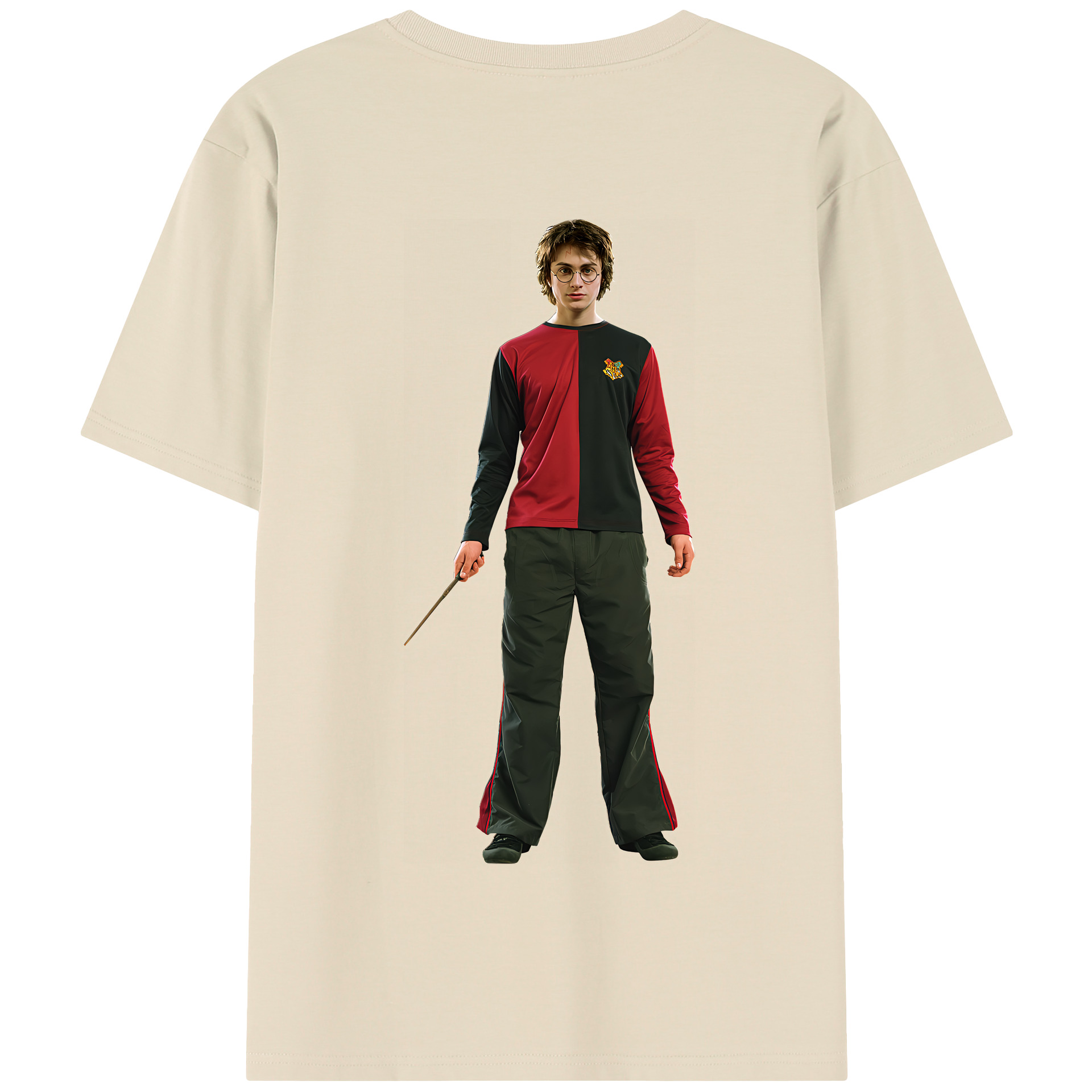 （画像用） Harry Potter ハリー・ポッターシリーズ 綿100％半袖Tシャツ（背面プリント）