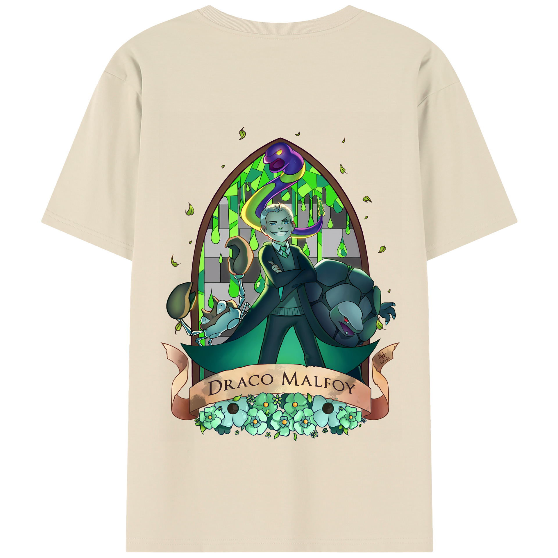 （画像用） Harry Potter ハリー・ポッターシリーズ 綿100％半袖Tシャツ（背面プリント）