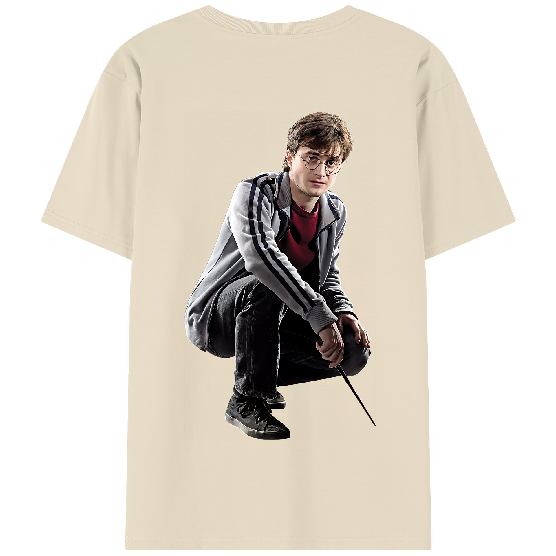 （画像用） Harry Potter ハリー・ポッターシリーズ 綿100％半袖Tシャツ（背面プリント）