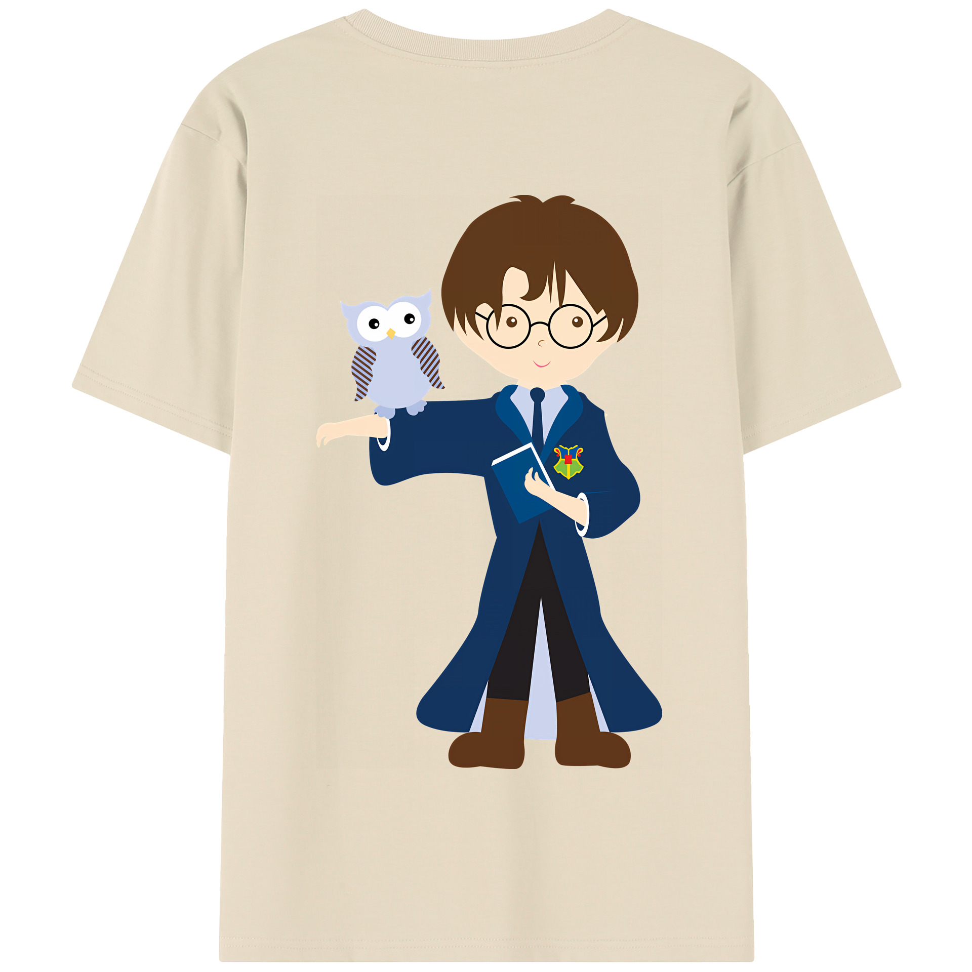 （画像用） Harry Potter ハリー・ポッターシリーズ 綿100％半袖Tシャツ（背面プリント）