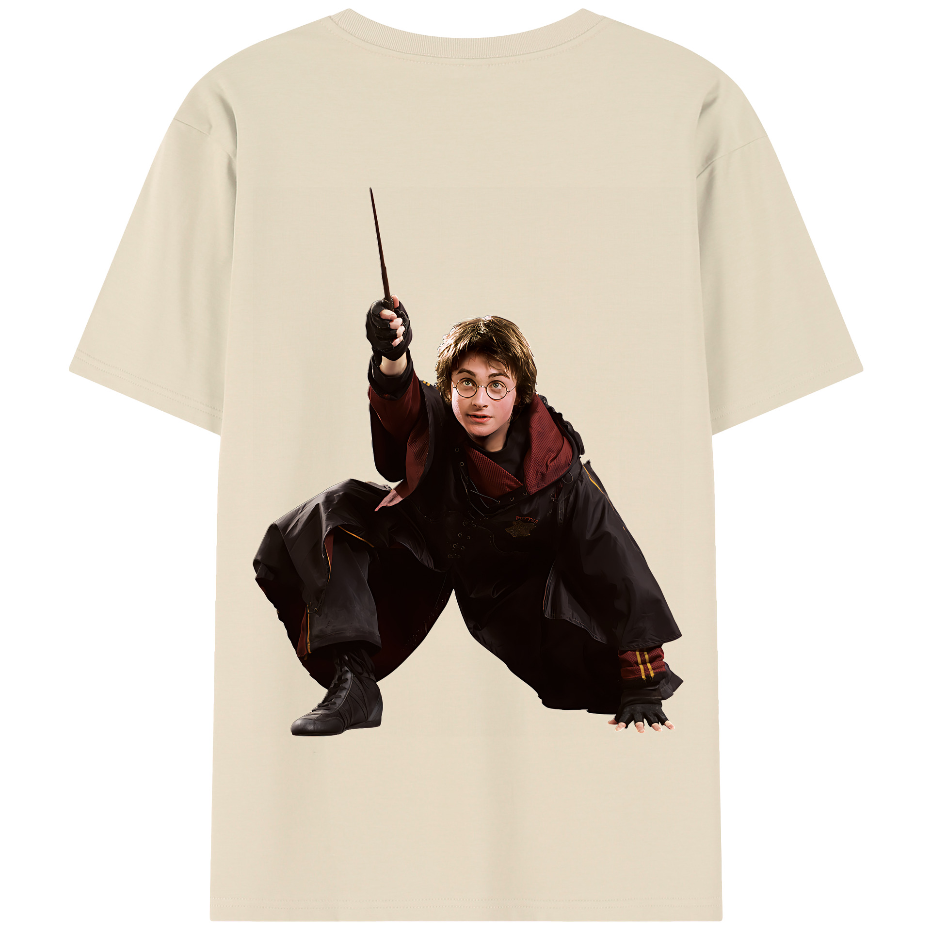 （画像用） Harry Potter ハリー・ポッターシリーズ 綿100％半袖Tシャツ（背面プリント）