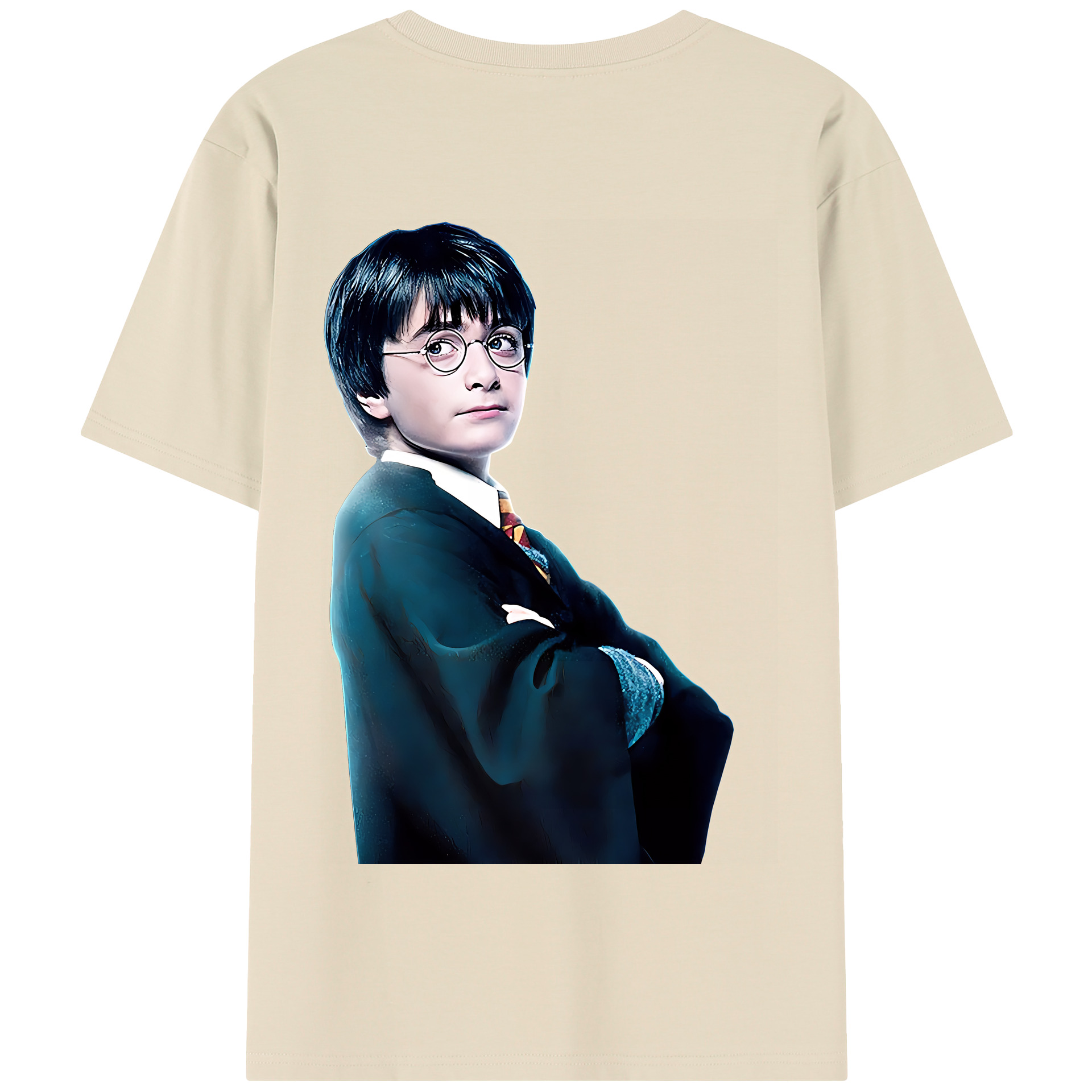 （画像用） Harry Potter ハリー・ポッターシリーズ 綿100％半袖Tシャツ（背面プリント）