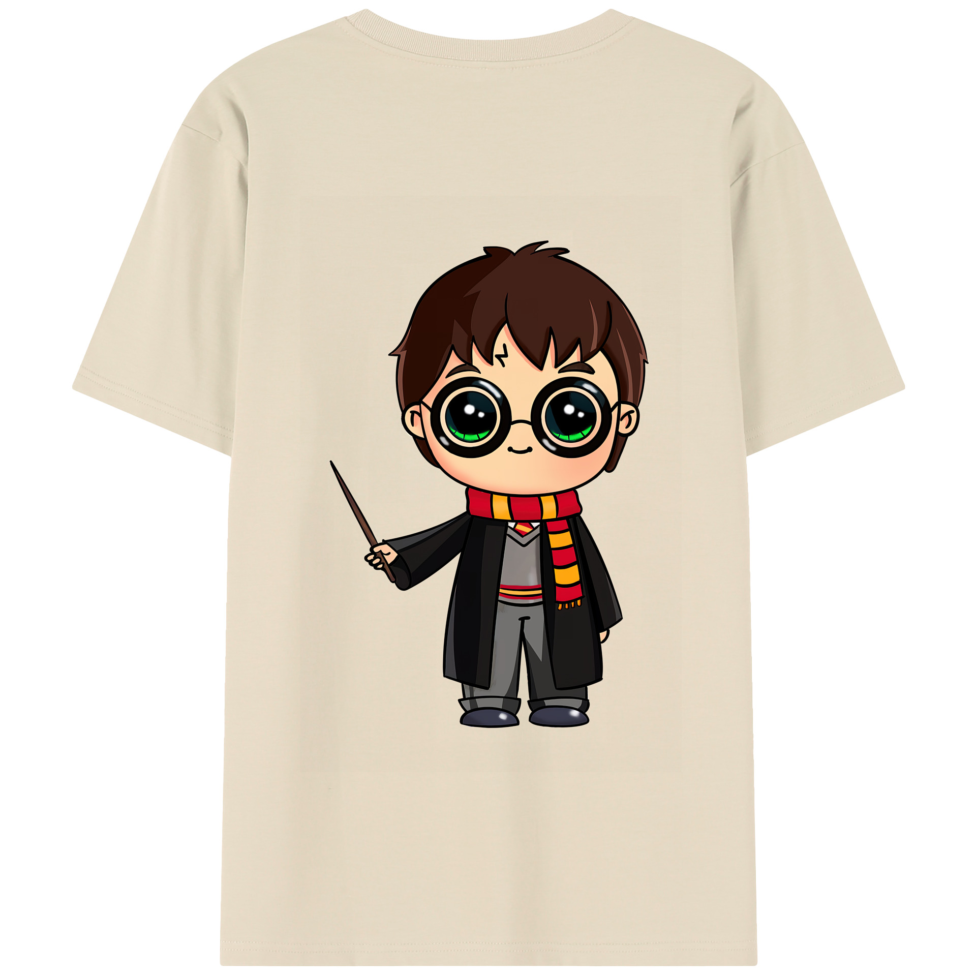 （画像用） Harry Potter ハリー・ポッターシリーズ 綿100％半袖Tシャツ（背面プリント）