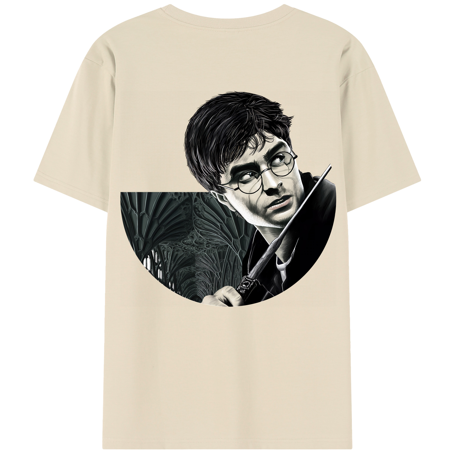 （画像用） Harry Potter ハリー・ポッターシリーズ 綿100％半袖Tシャツ（背面プリント）