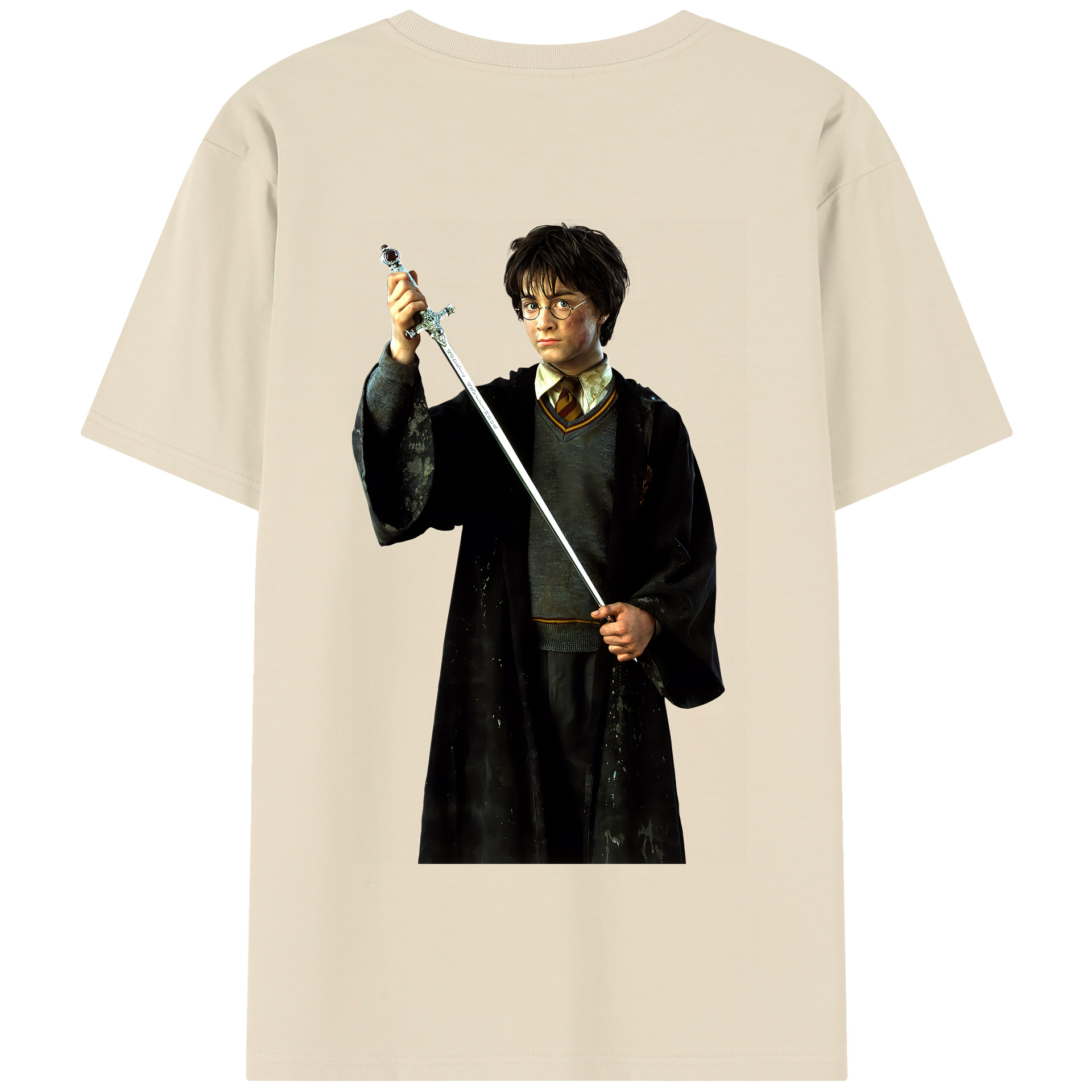 （画像用） Harry Potter ハリー・ポッターシリーズ 綿100％半袖Tシャツ（背面プリント）
