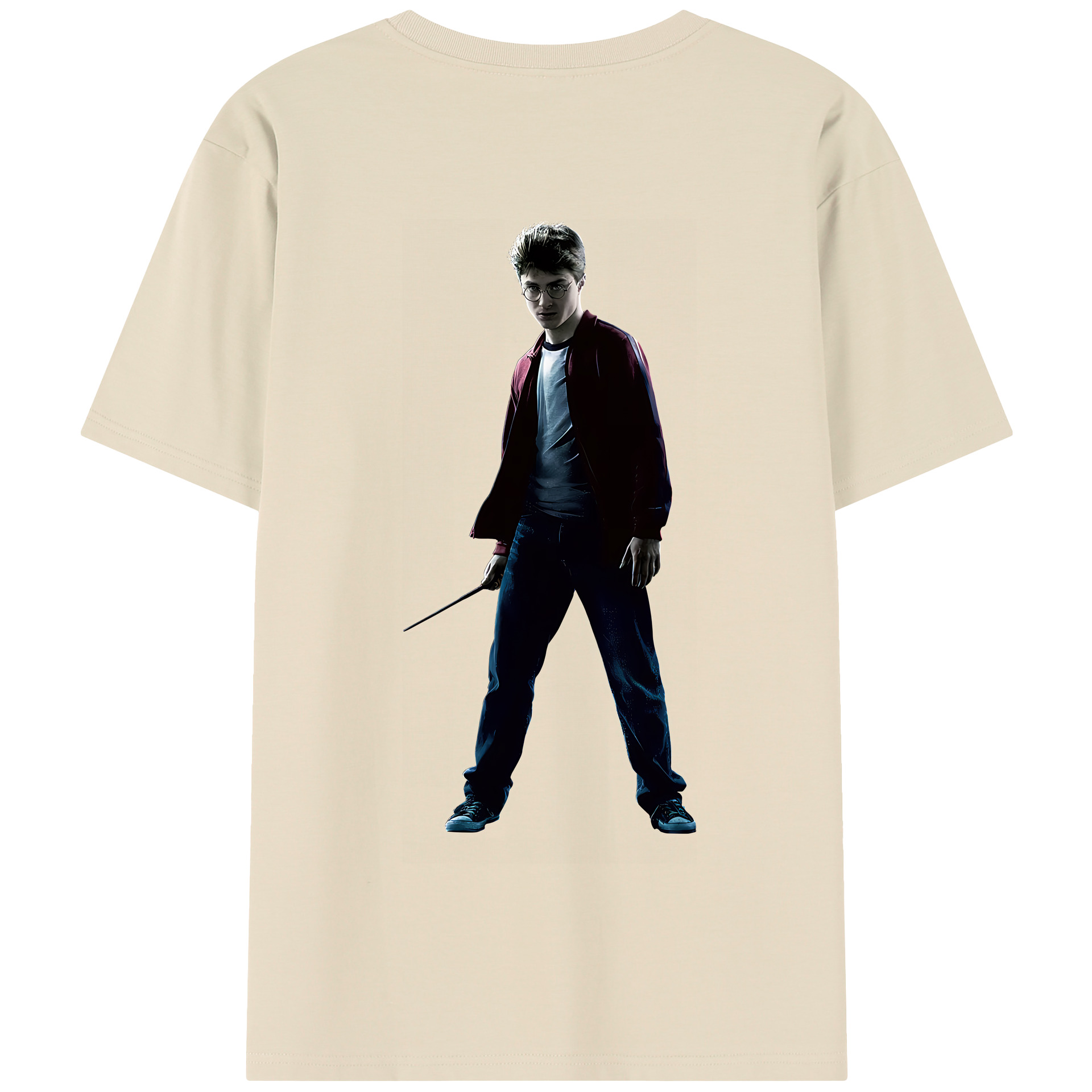 （画像用） Harry Potter ハリー・ポッターシリーズ 綿100％半袖Tシャツ（背面プリント）