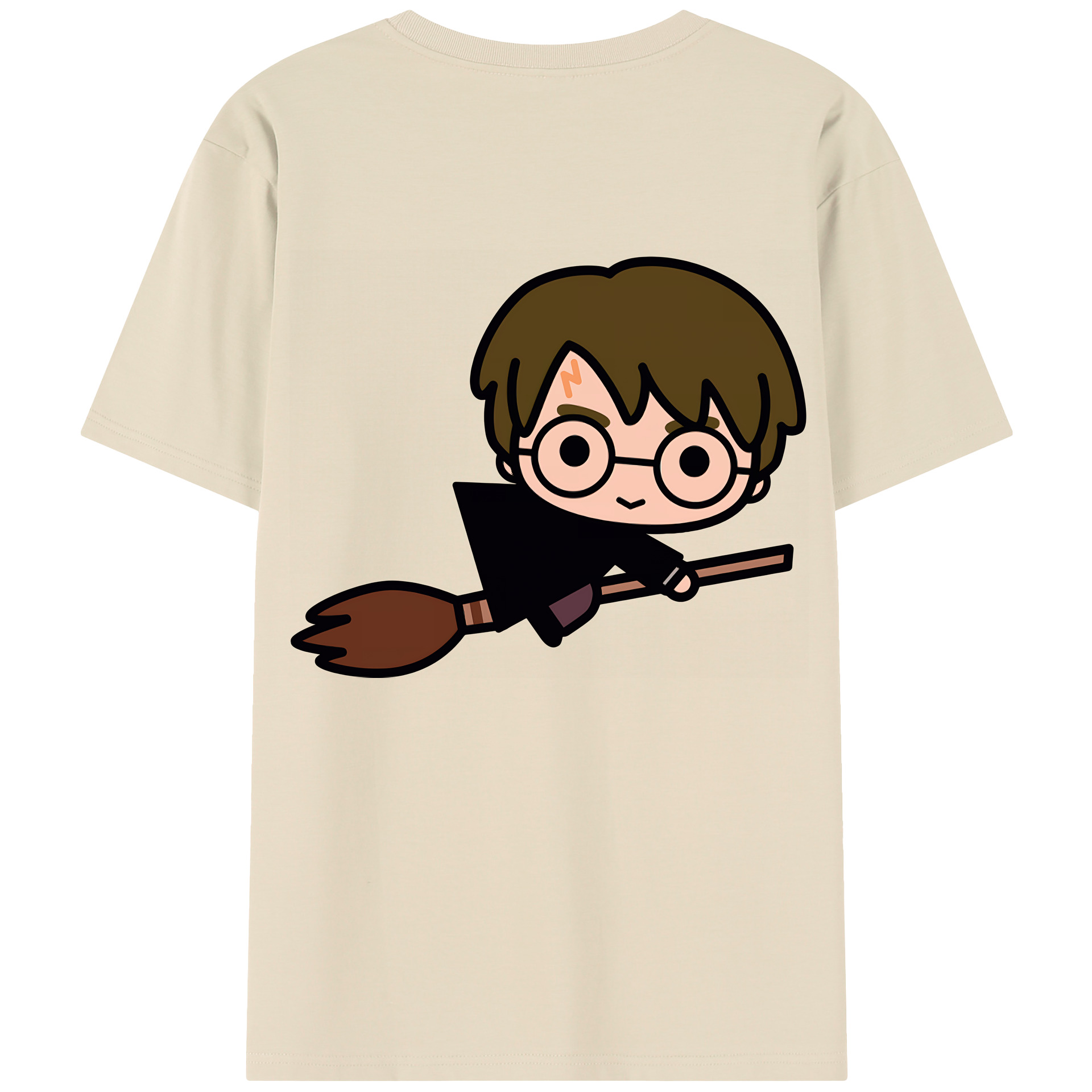 （画像用） Harry Potter ハリー・ポッターシリーズ 綿100％半袖Tシャツ（背面プリント）