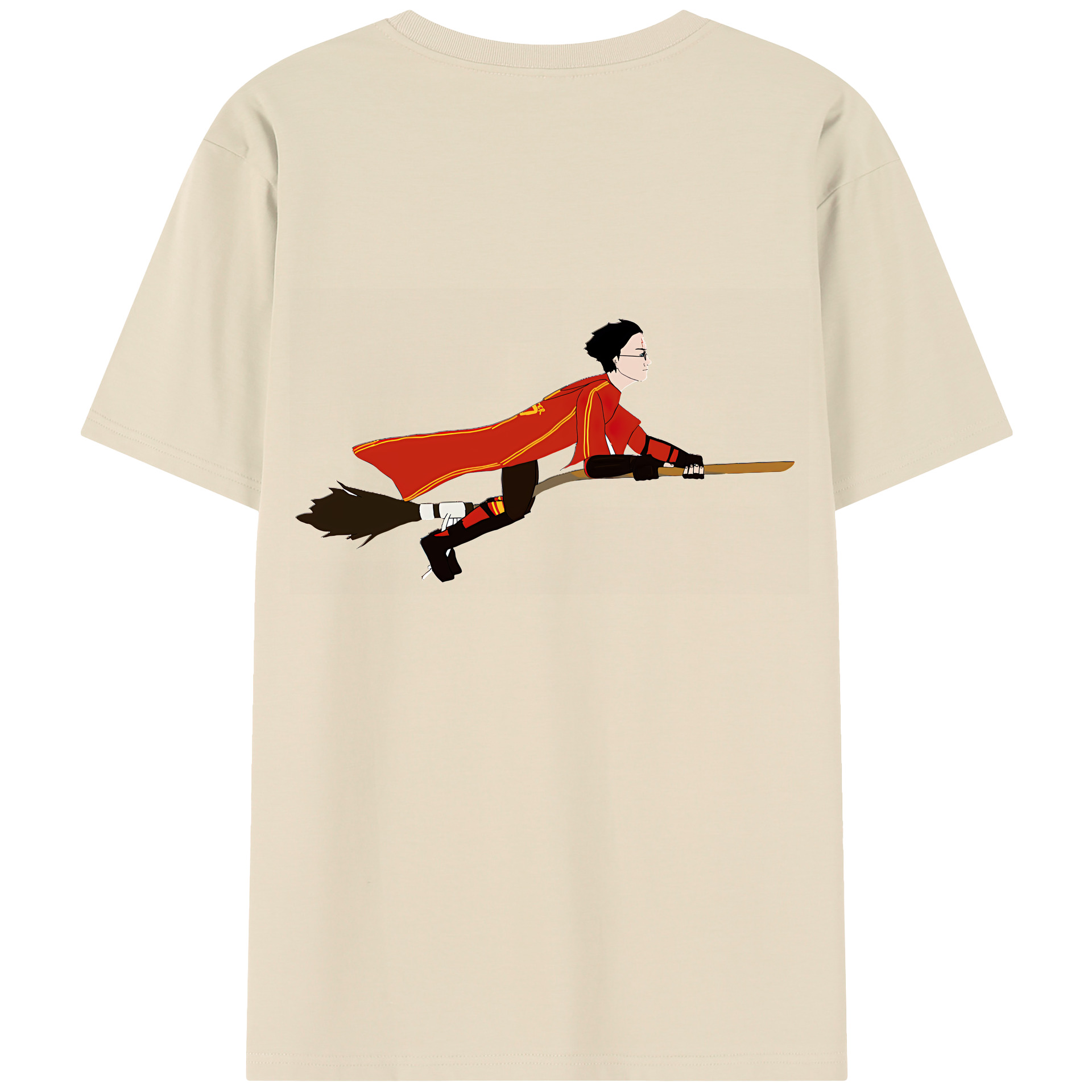 （画像用） Harry Potter ハリー・ポッターシリーズ 綿100％半袖Tシャツ（背面プリント）