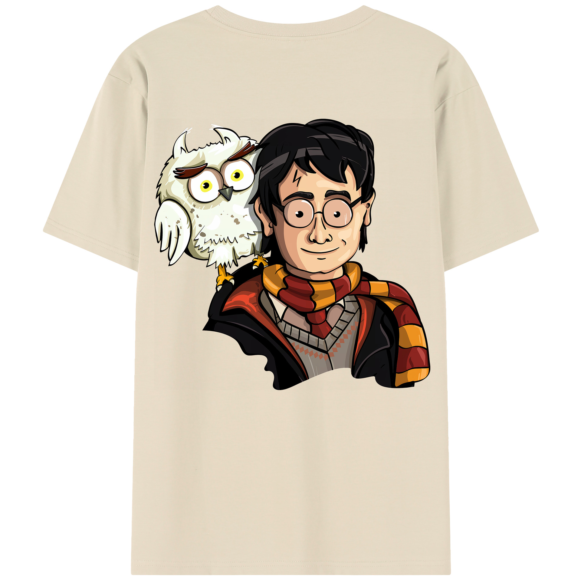 （画像用） Harry Potter ハリー・ポッターシリーズ 綿100％半袖Tシャツ（背面プリント）