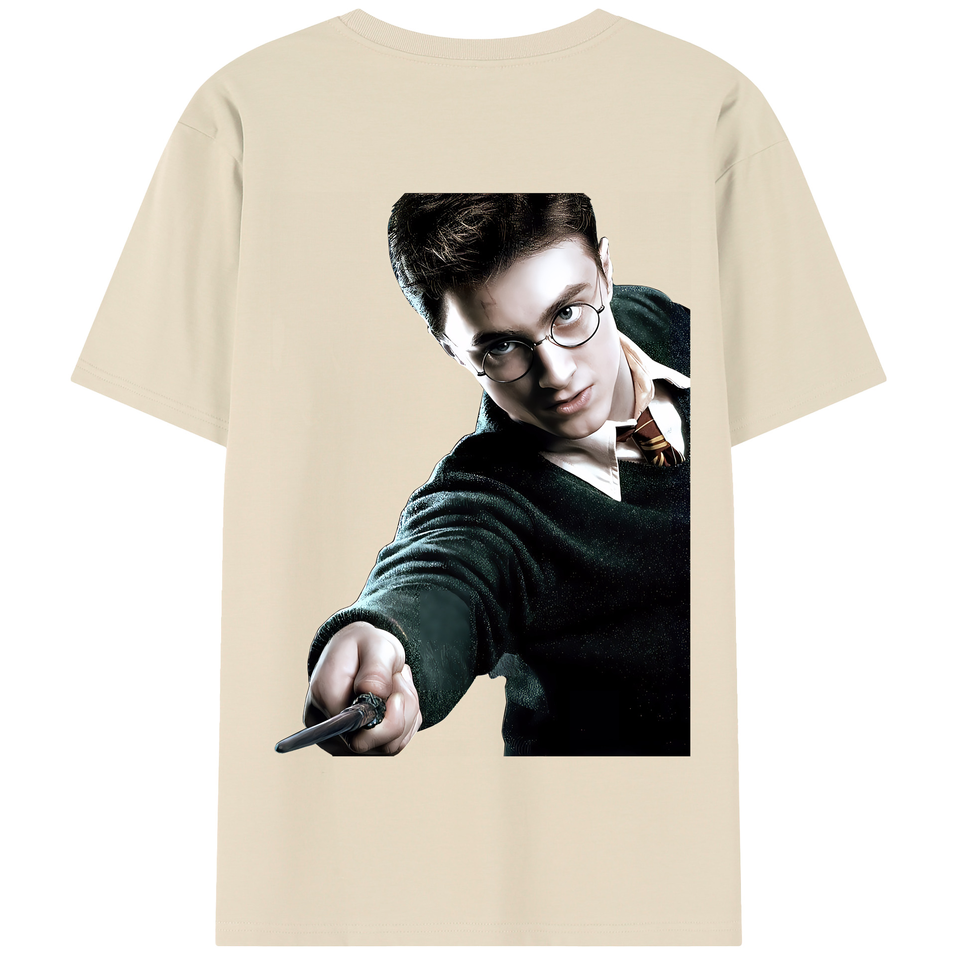 （画像用） Harry Potter ハリー・ポッターシリーズ 綿100％半袖Tシャツ（背面プリント）