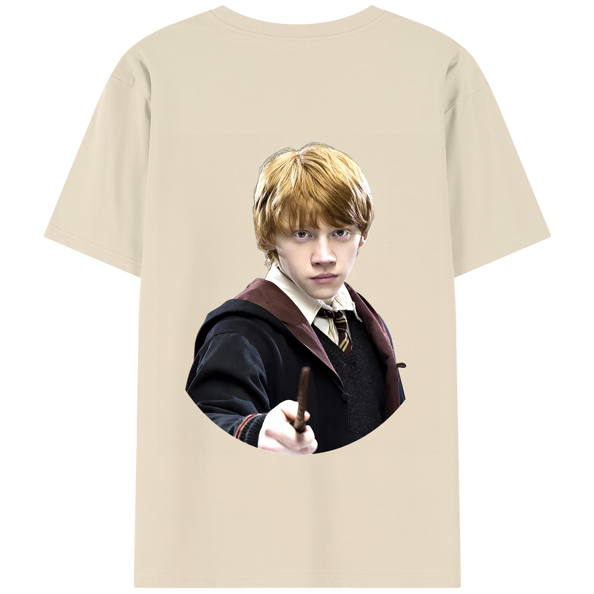 （画像用） Harry Potter ハリー・ポッターシリーズ 綿100％半袖Tシャツ（背面プリント）