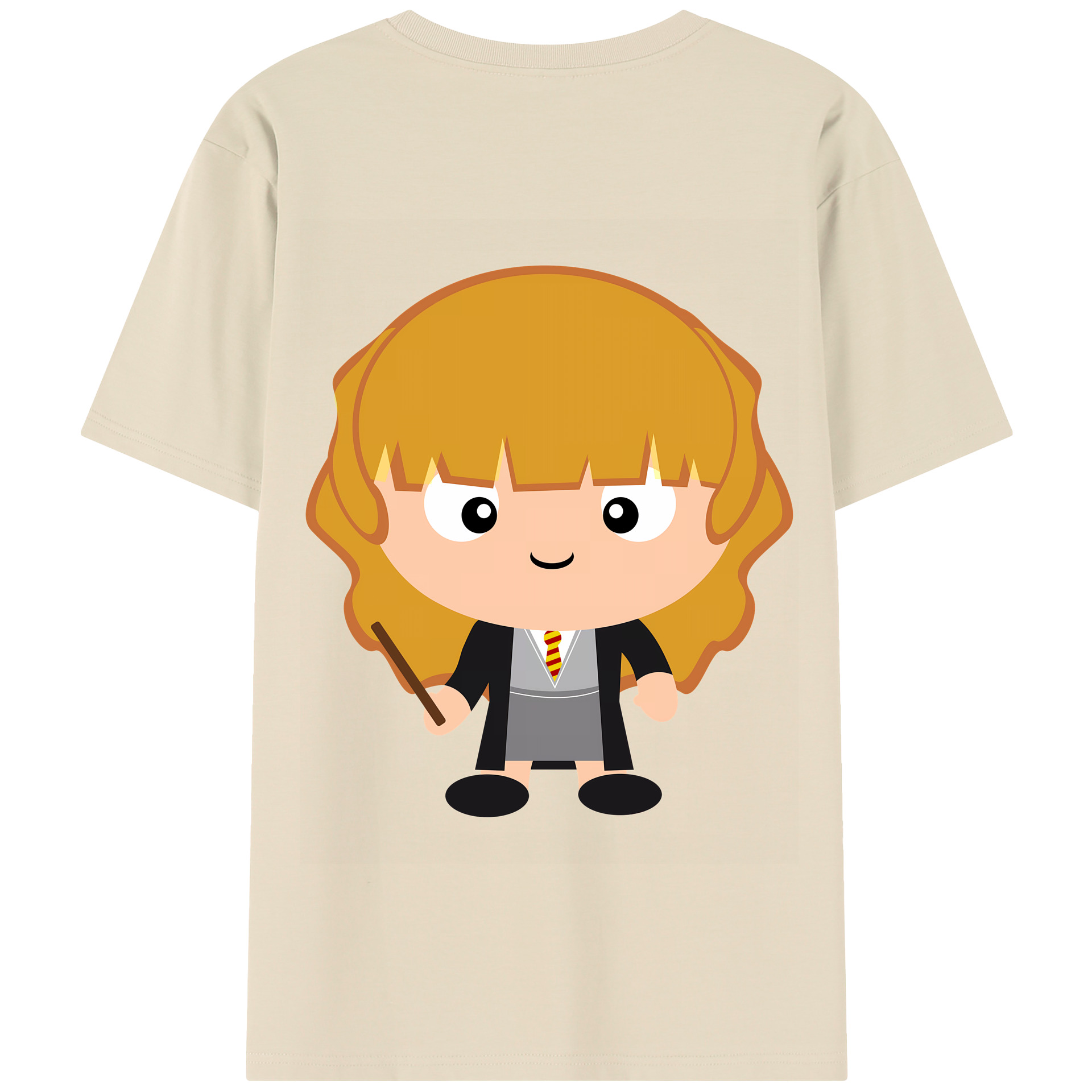 （画像用） Harry Potter ハリー・ポッターシリーズ 綿100％半袖Tシャツ（背面プリント）
