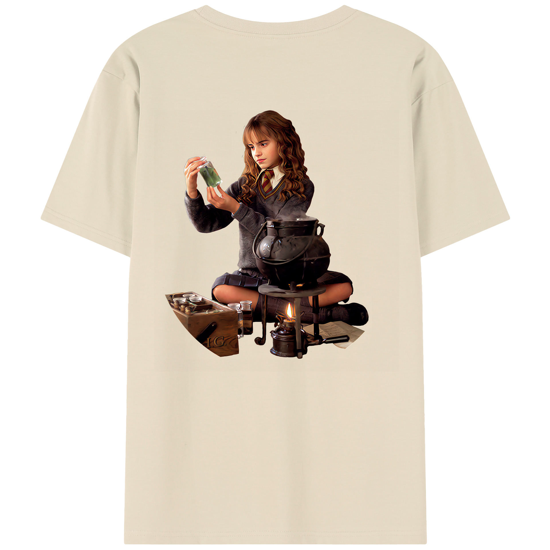 （画像用） Harry Potter ハリー・ポッターシリーズ 綿100％半袖Tシャツ（背面プリント）