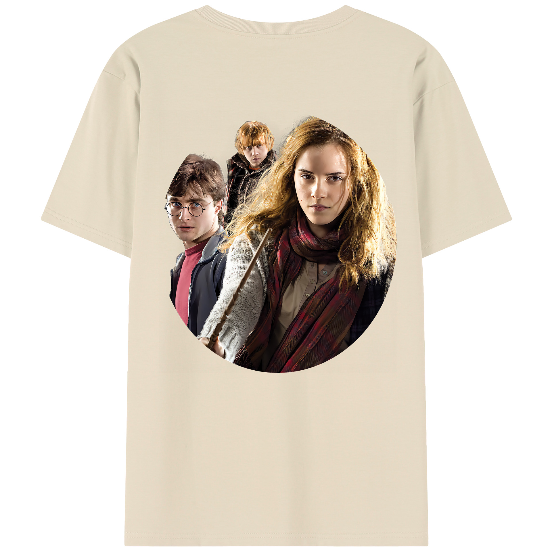 （画像用） Harry Potter ハリー・ポッターシリーズ 綿100％半袖Tシャツ（背面プリント）