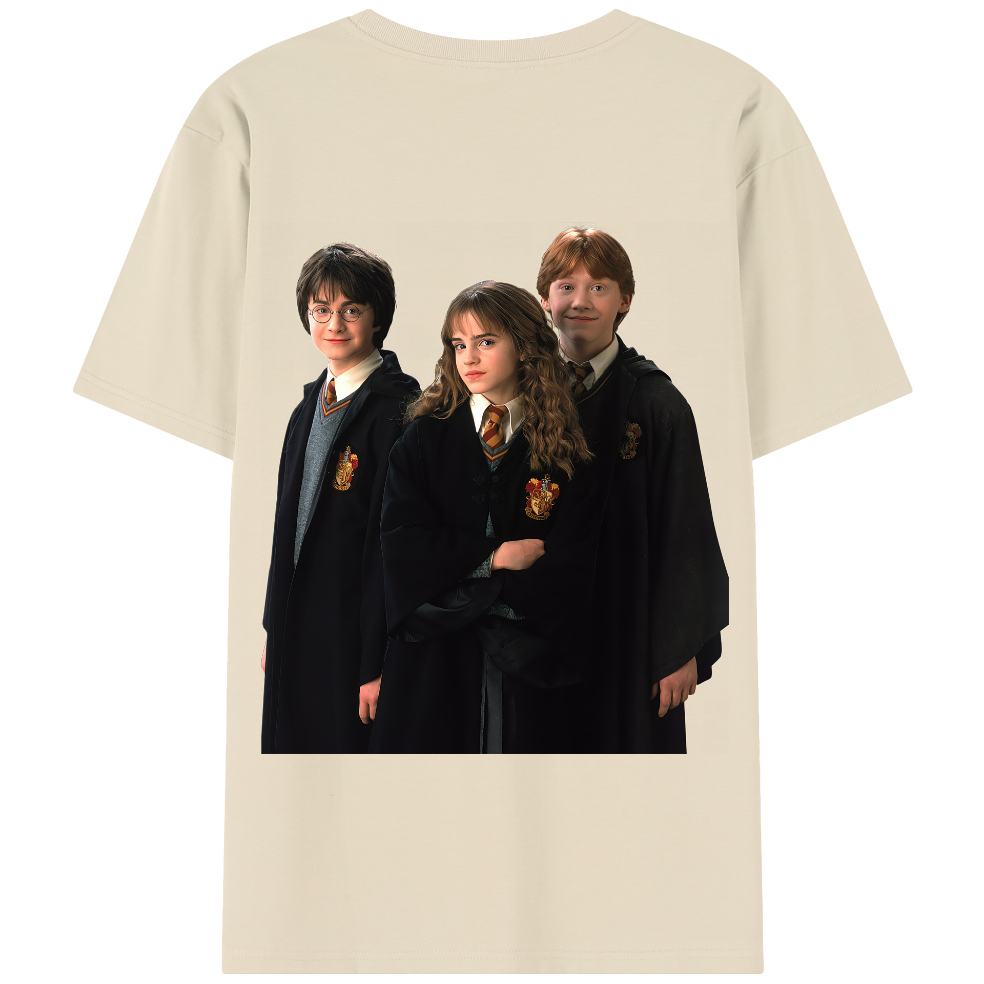 （画像用） Harry Potter ハリー・ポッターシリーズ 綿100％半袖Tシャツ（背面プリント）