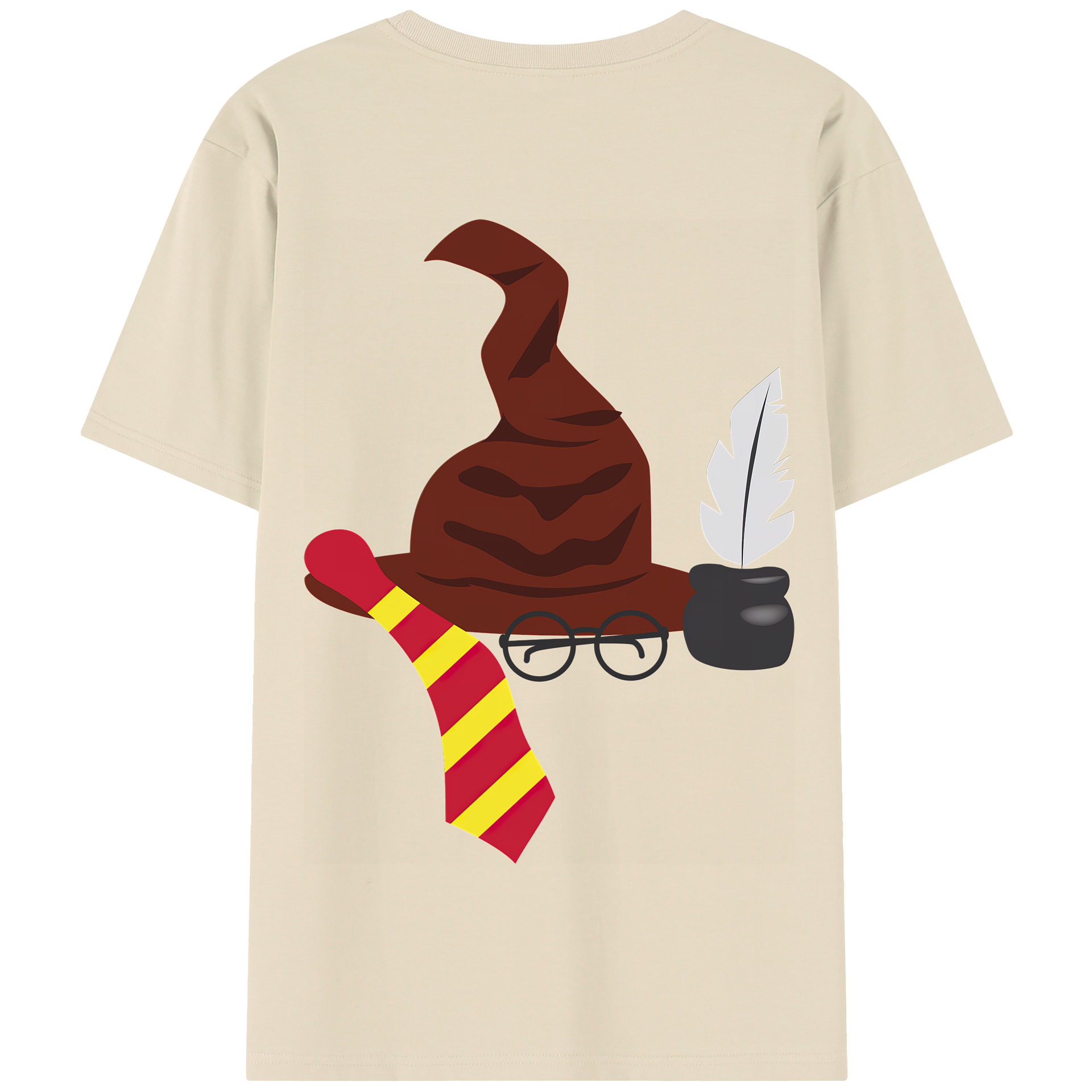 （画像用） Harry Potter ハリー・ポッターシリーズ 綿100％半袖Tシャツ（背面プリント）