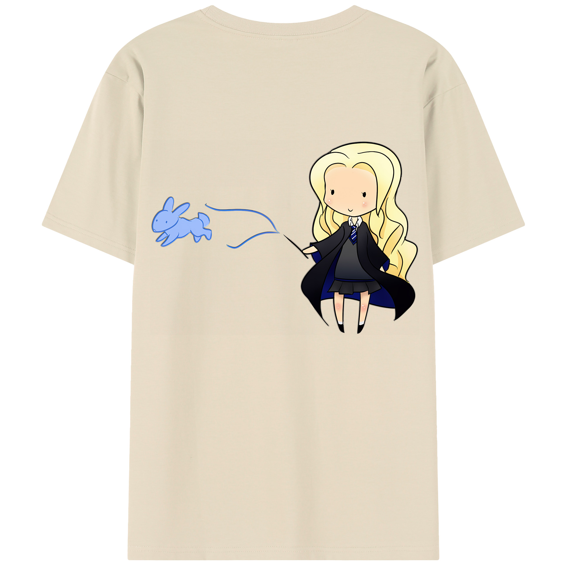 （画像用） Harry Potter ハリー・ポッターシリーズ 綿100％半袖Tシャツ（背面プリント）