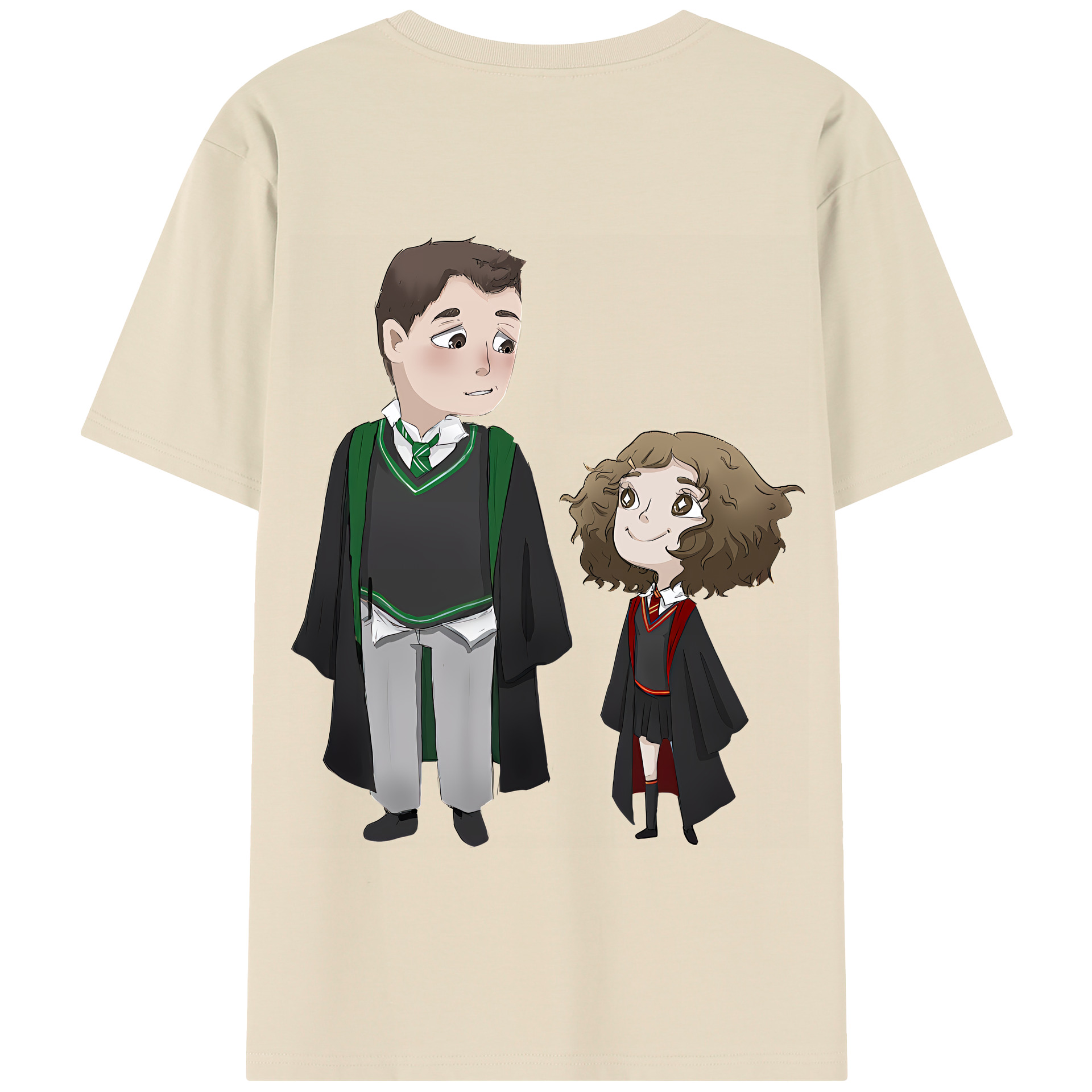 （画像用） Harry Potter ハリー・ポッターシリーズ 綿100％半袖Tシャツ（背面プリント）