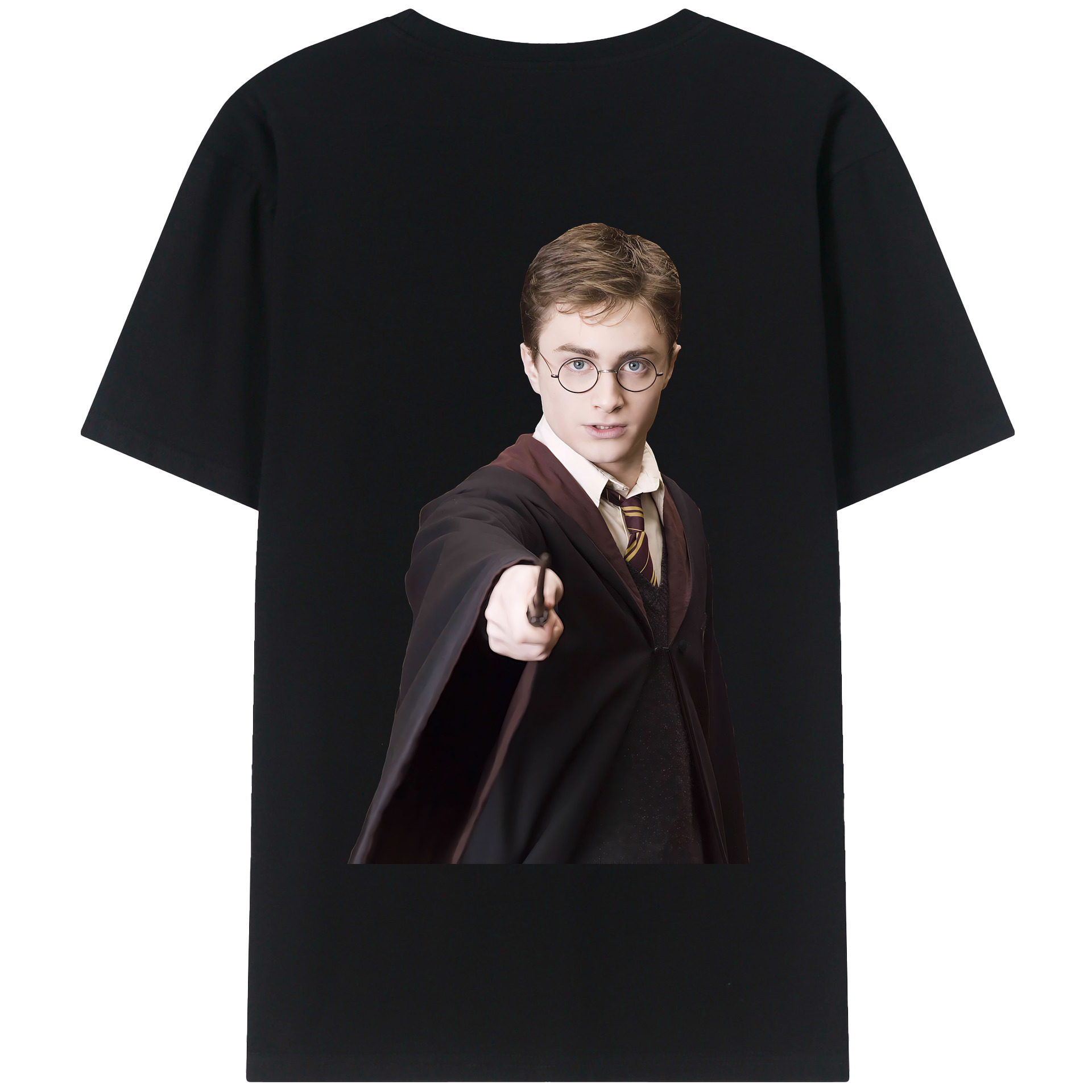 （画像用） Harry Potter ハリー・ポッターシリーズ 綿100％半袖Tシャツ（背面プリント）