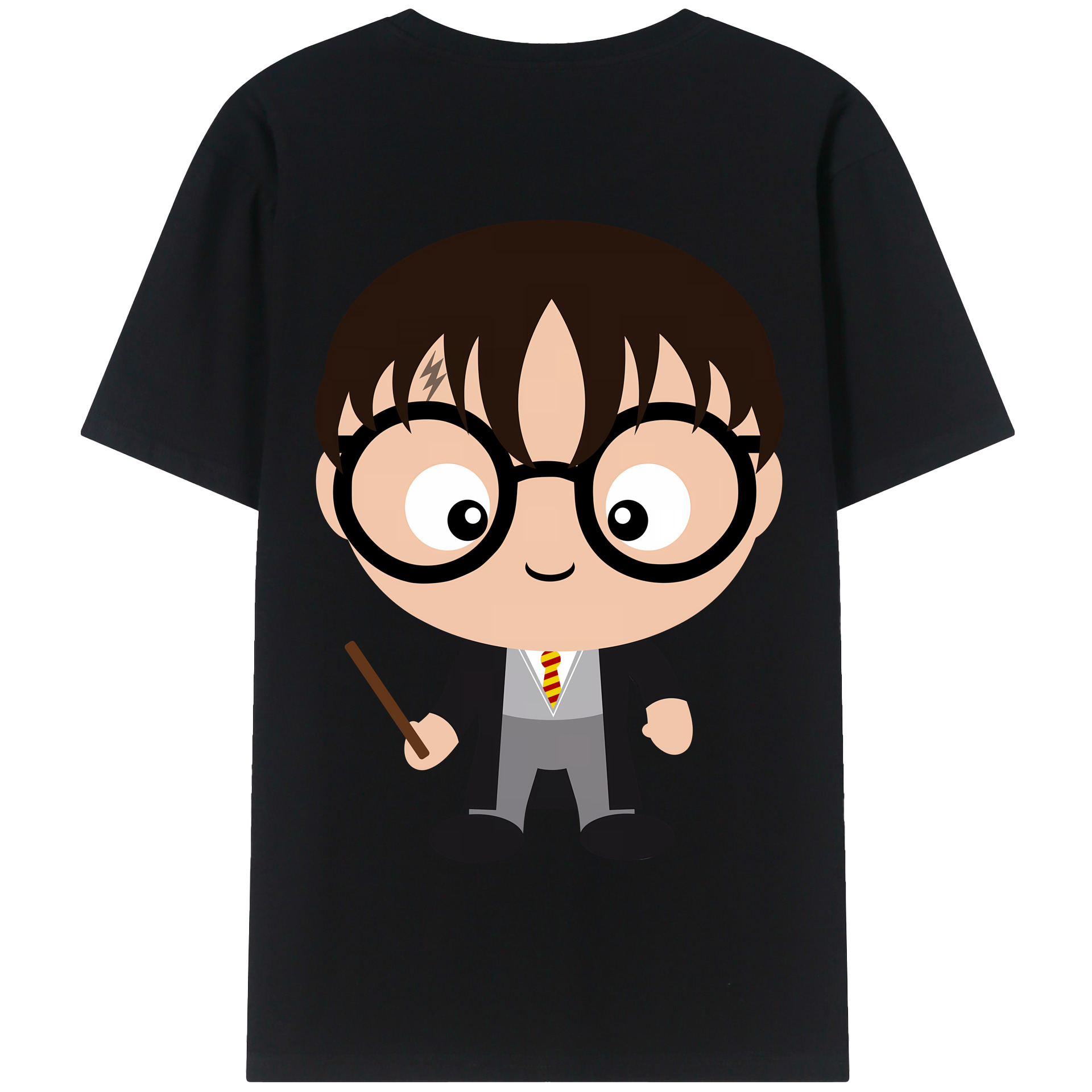 （画像用） Harry Potter ハリー・ポッターシリーズ 綿100％半袖Tシャツ（背面プリント）