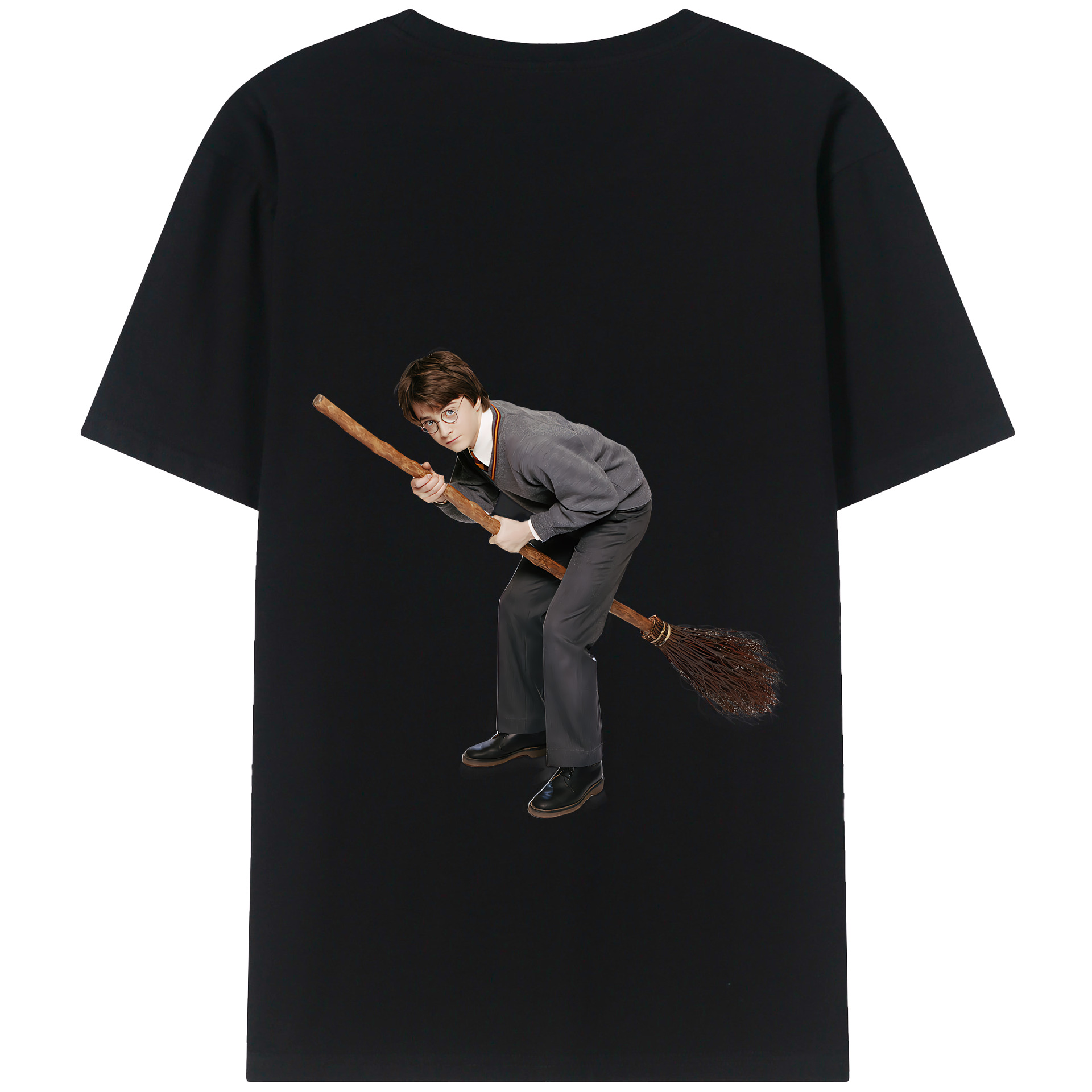 （画像用） Harry Potter ハリー・ポッターシリーズ 綿100％半袖Tシャツ（背面プリント）