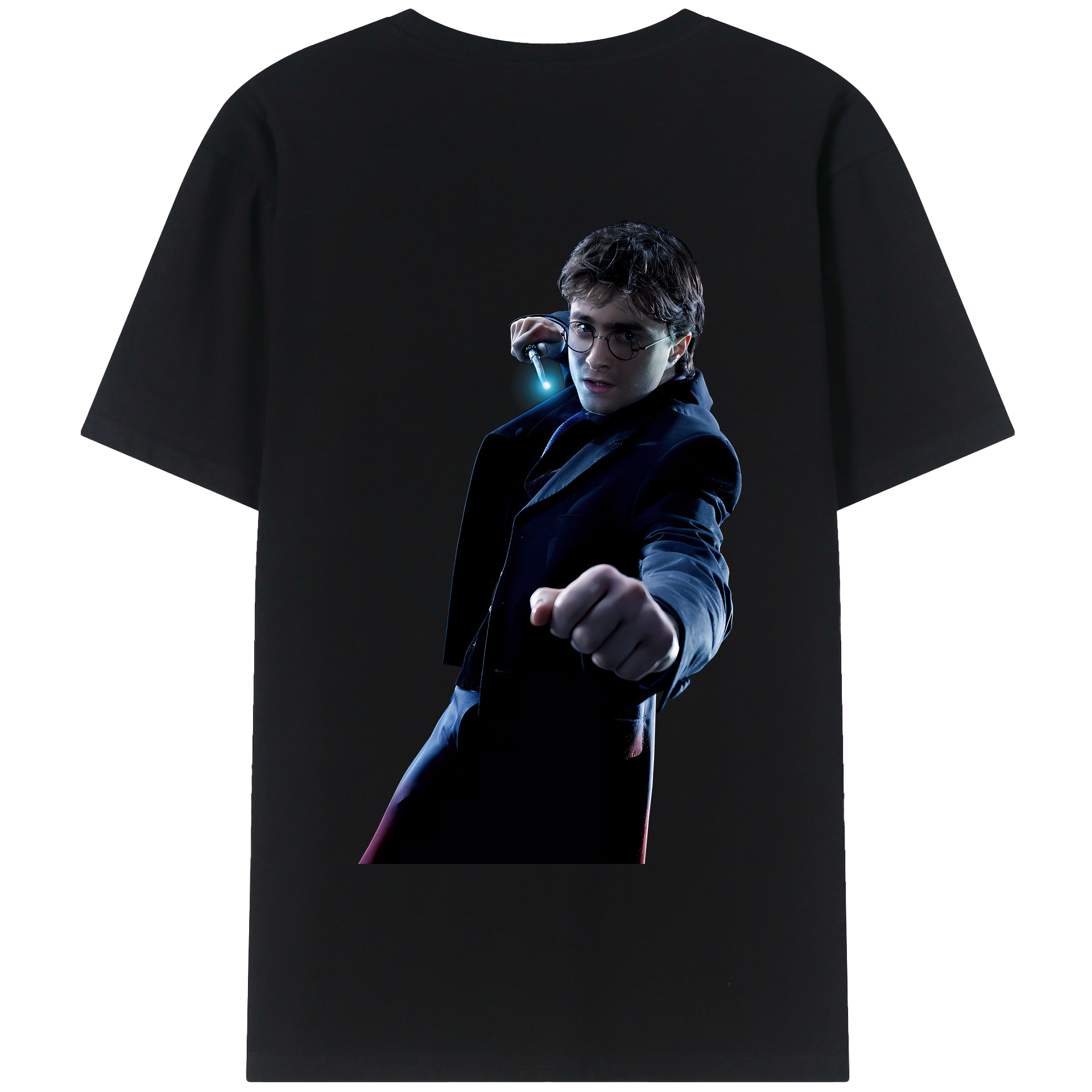 （画像用） Harry Potter ハリー・ポッターシリーズ 綿100％半袖Tシャツ（背面プリント）