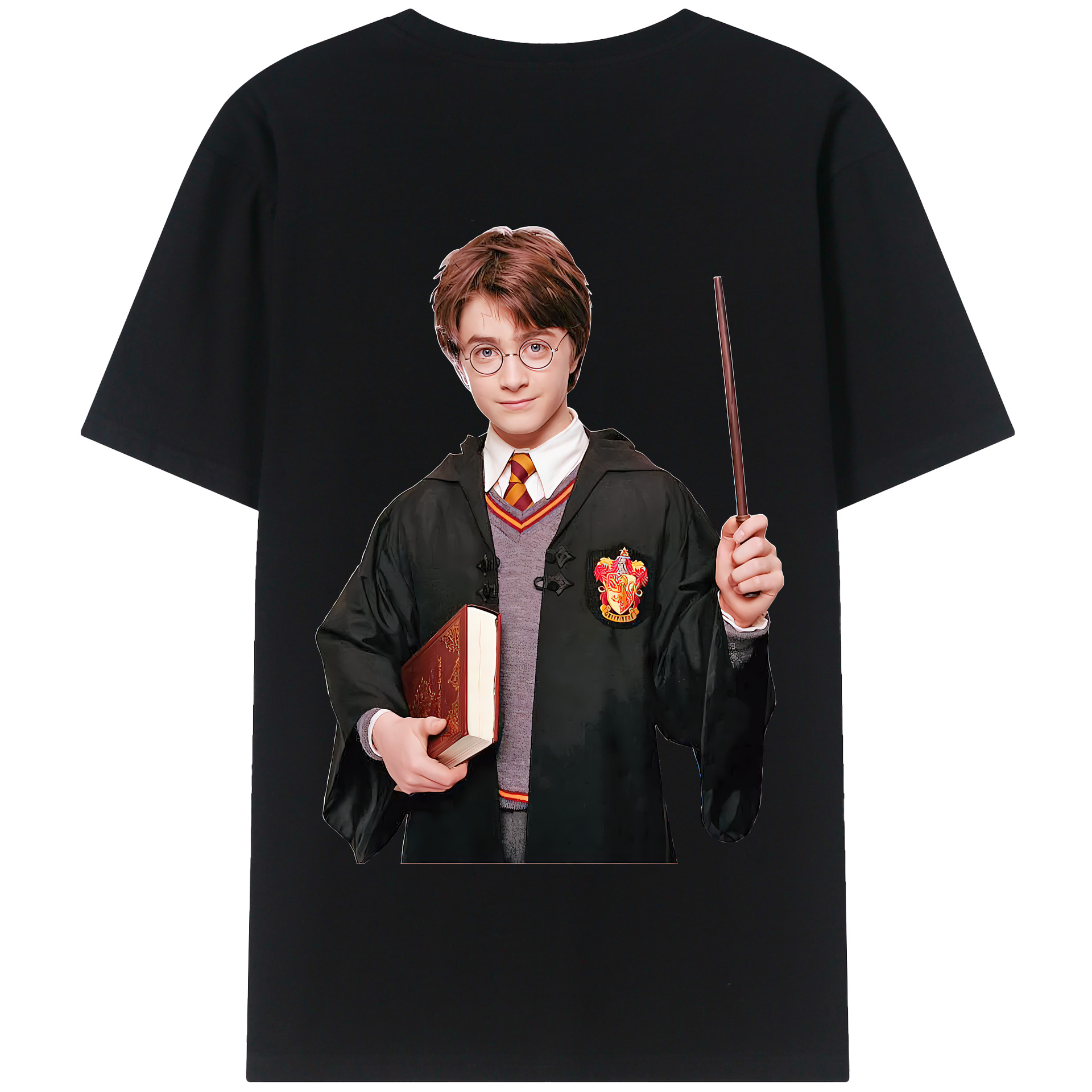 （画像用） Harry Potter ハリー・ポッターシリーズ 綿100％半袖Tシャツ（背面プリント）