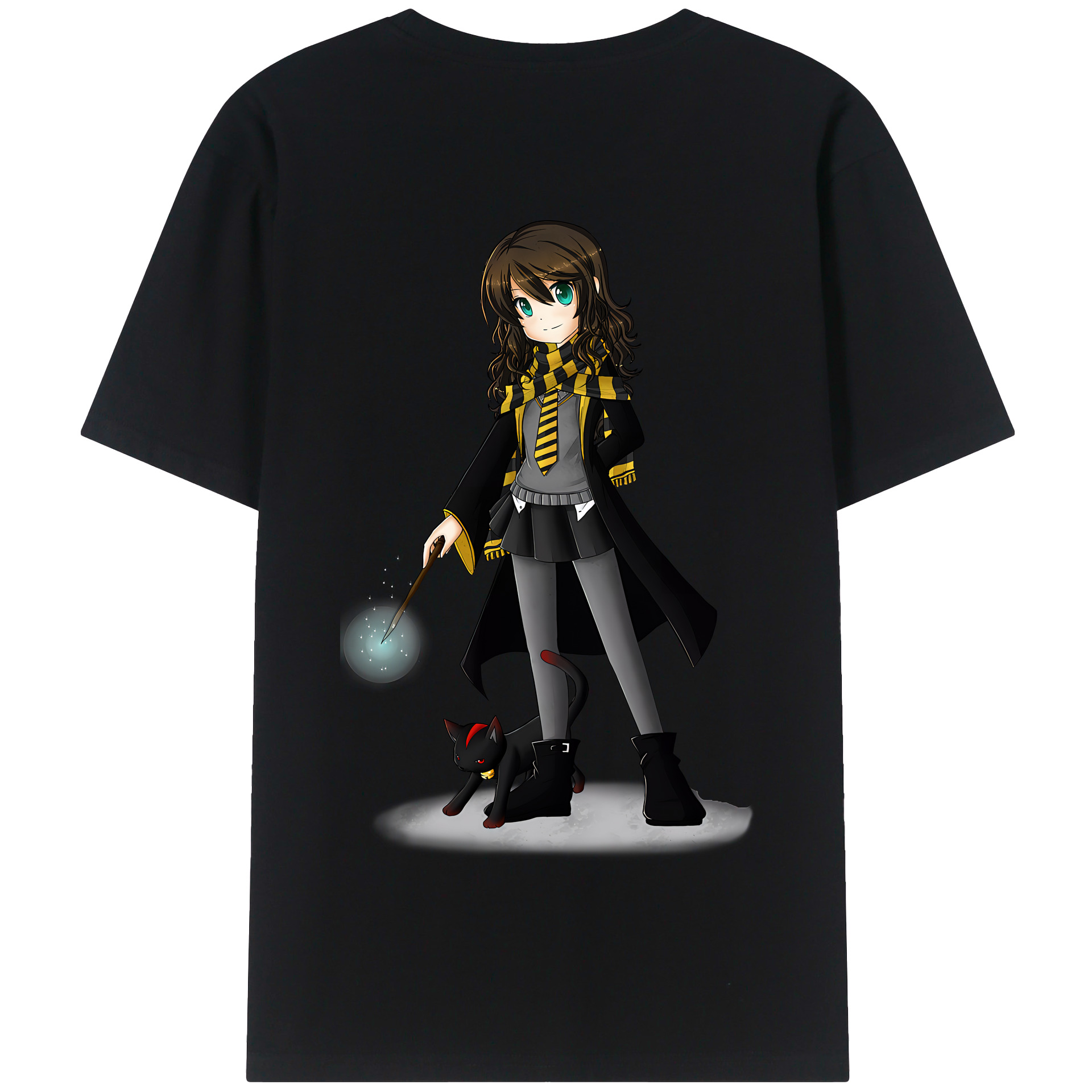 （画像用） Harry Potter ハリー・ポッターシリーズ 綿100％半袖Tシャツ（背面プリント）