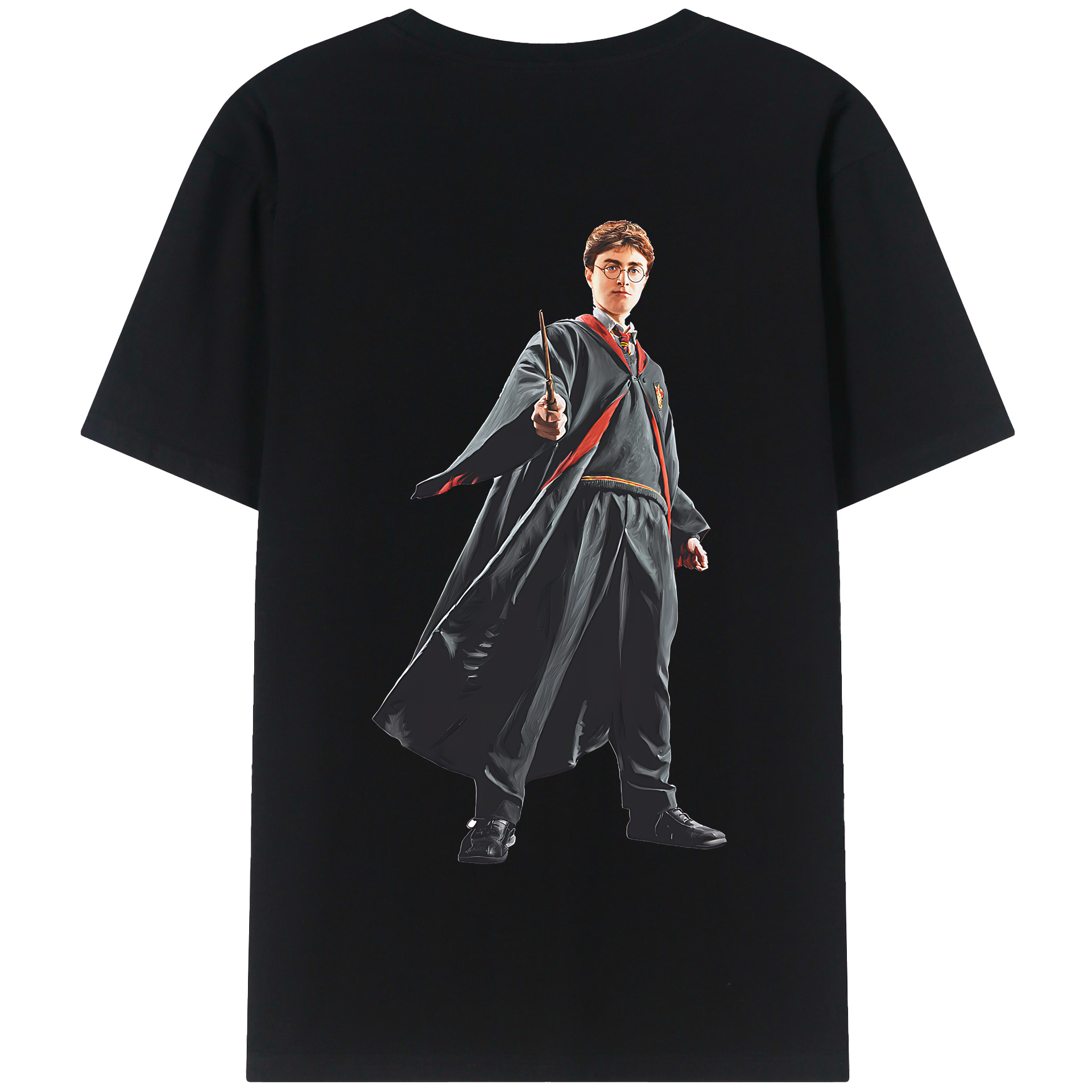 （画像用） Harry Potter ハリー・ポッターシリーズ 綿100％半袖Tシャツ（背面プリント）