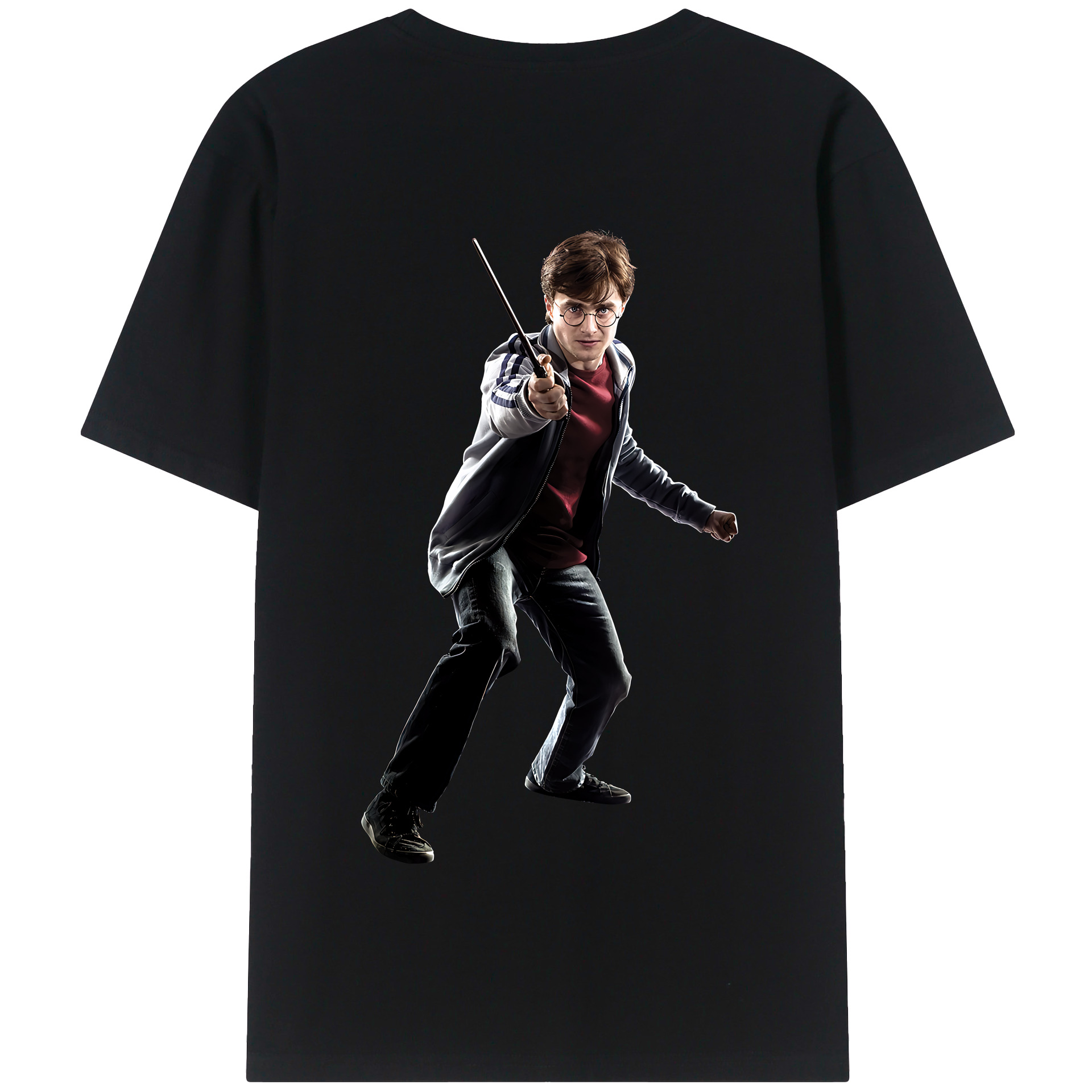 （画像用） Harry Potter ハリー・ポッターシリーズ 綿100％半袖Tシャツ（背面プリント）